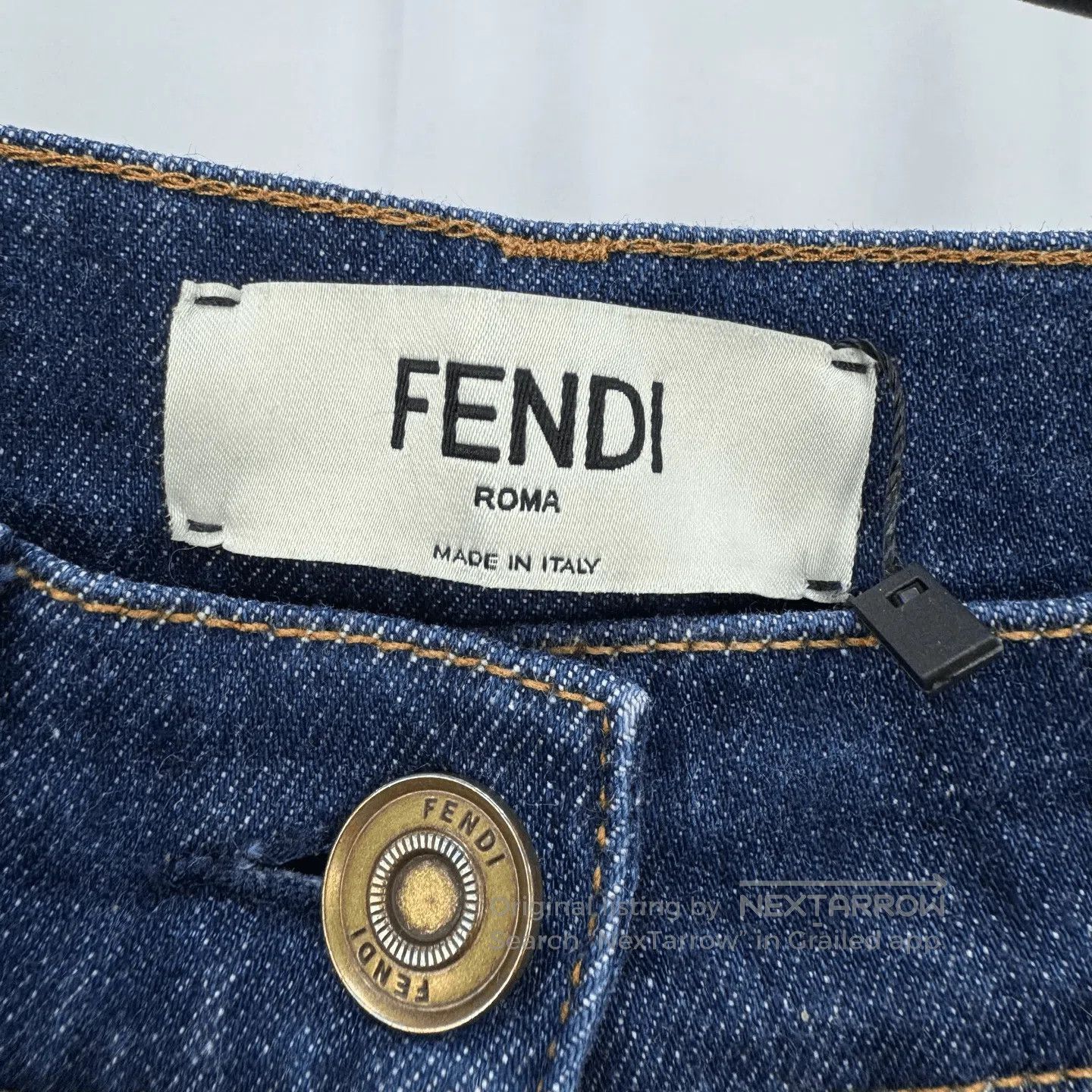 Fendi Fendi Double F Printed Washed Jeans. Size US 40 / EU 56 - 6 Thumbnail