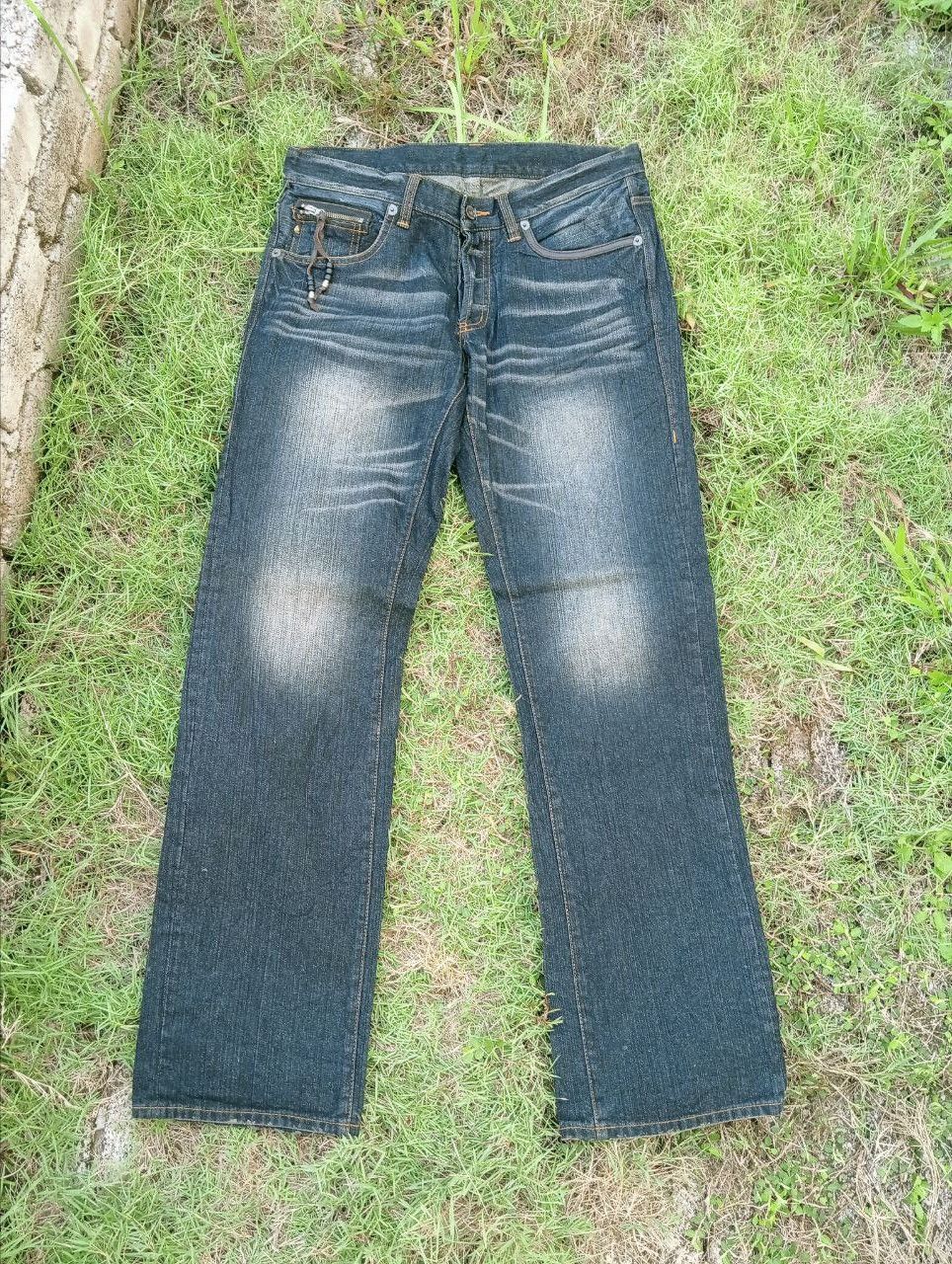Japanese Brand JAPANESE 291295=HOMME ZIPPER DISTRESSED JEANS Size US 34 / EU 50 - 2 Thumbnail