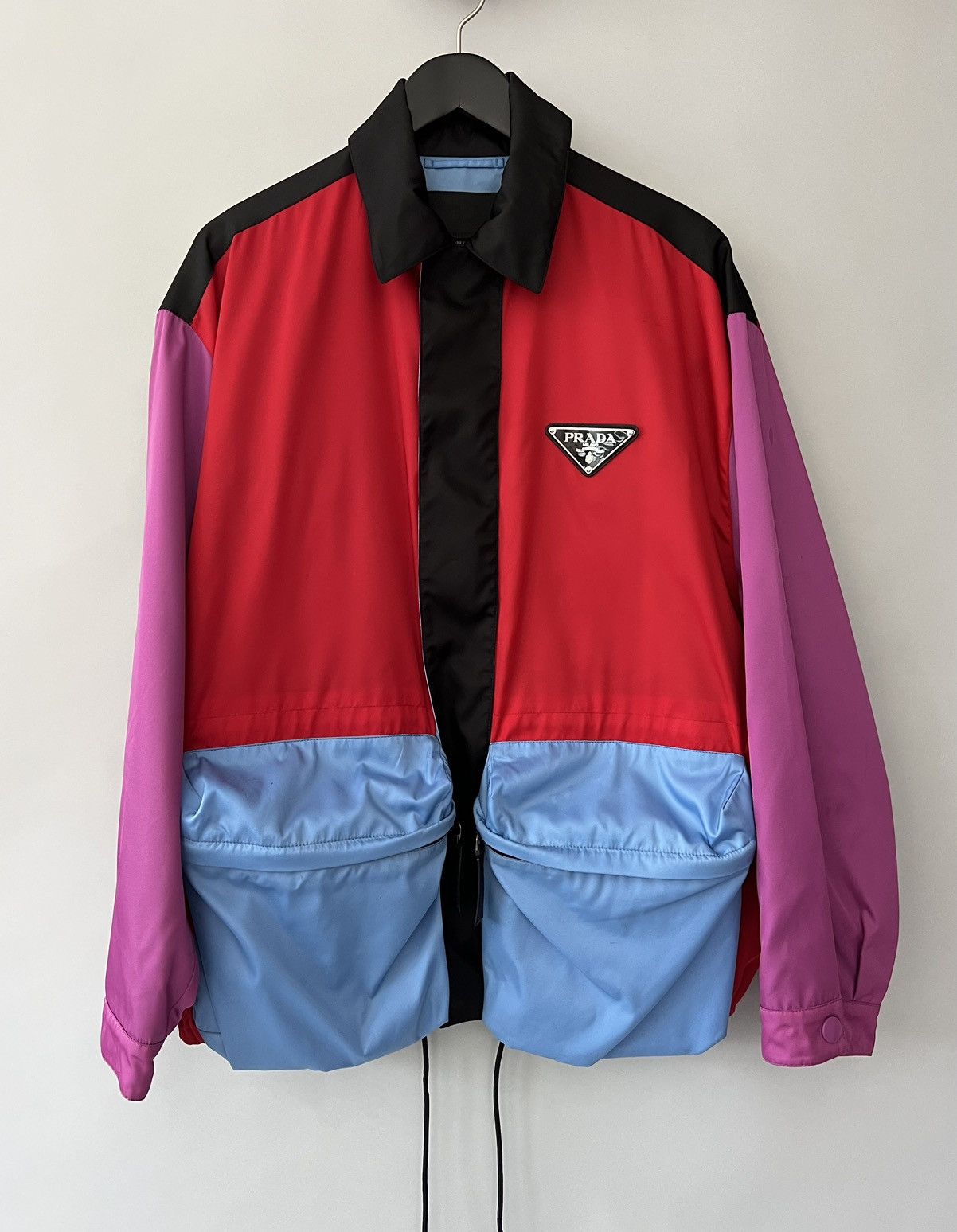 Prada Prada Nylon Colorblock Jacket | Grailed