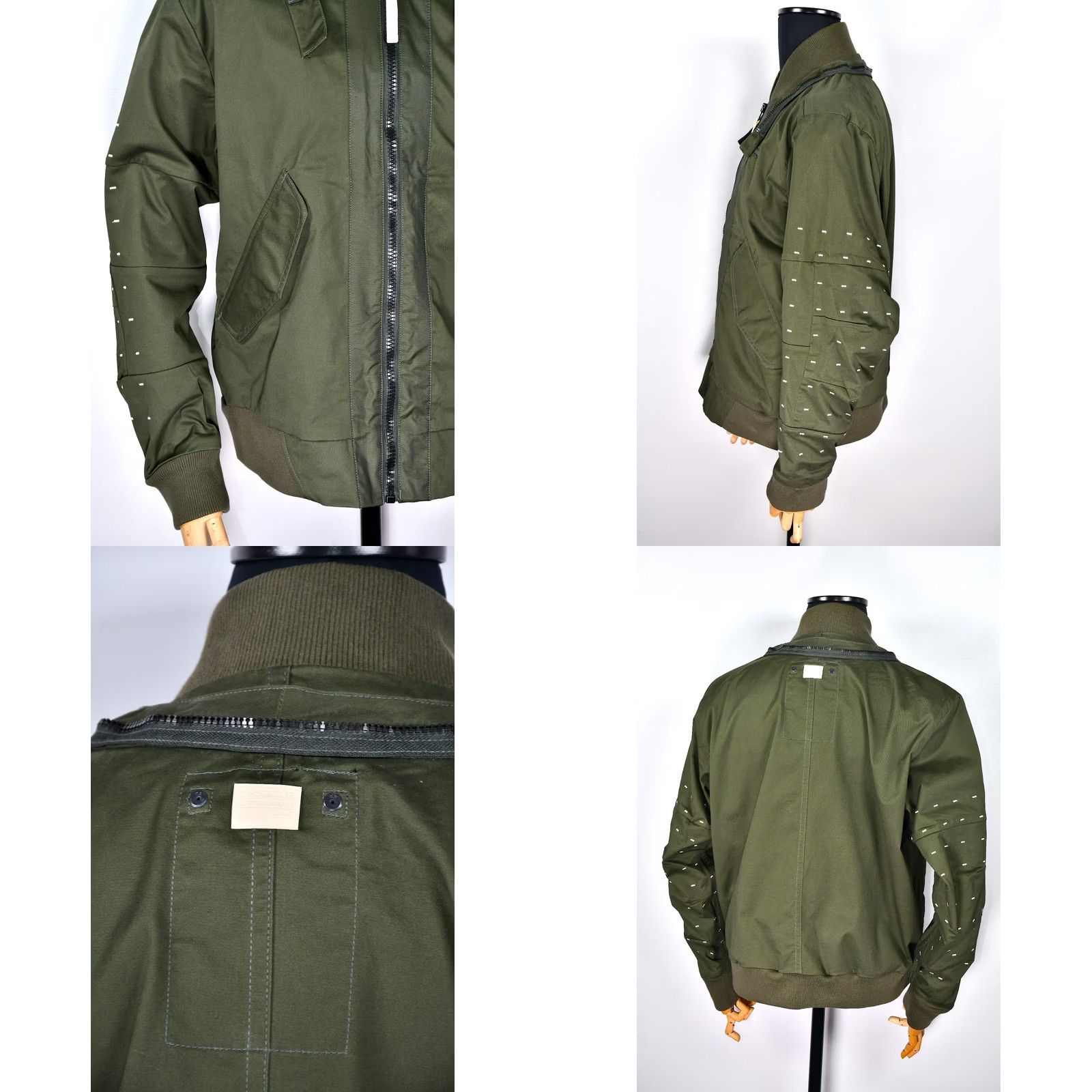 G-Star G-Star Raw MS Submarine Rackam Bomber Jacket Mens XL Green Jacket Size US XL / EU 56 / 4 - 8 Thumbnail
