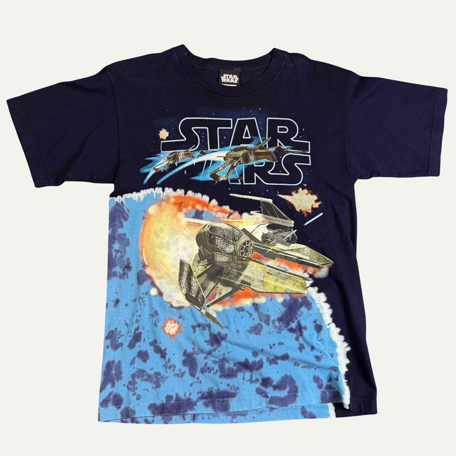 Vintage Y2K Star Wars Space Fighter T-Shirt Size US L / EU 52-54 / 3 - 1 Thumbnail