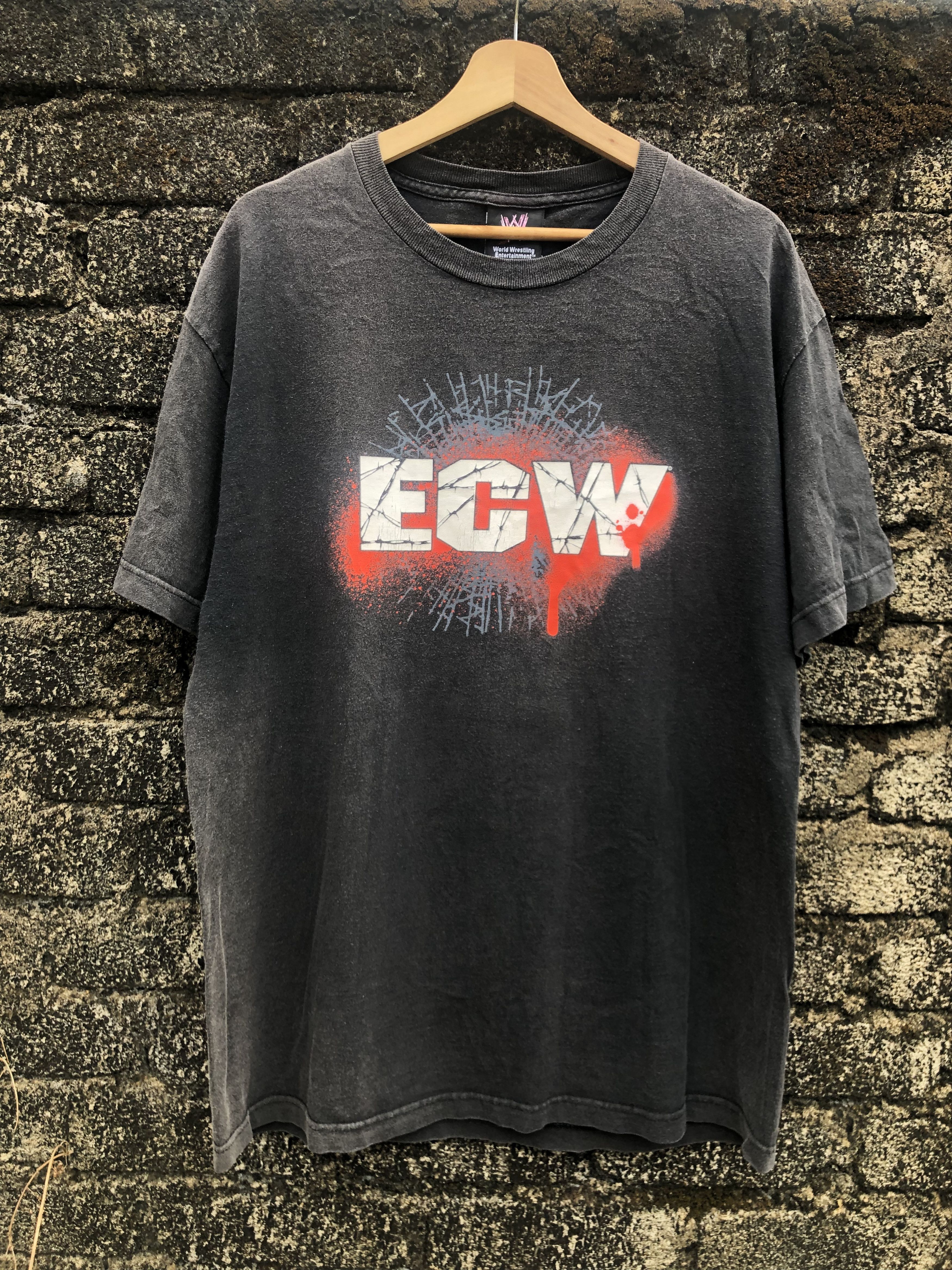 WCW/nWo Vintage 00s ECW "One Night Stand" Wrestling Tee Wwe Wwf Nwo Size US L / EU 52-54 / 3 - 2 Thumbnail