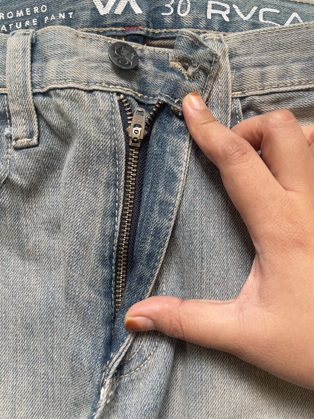 Japanese Brand Vintage Japanese Brand Mud Wash Loose Jeans Size US 30 / EU 46 - 3 Thumbnail