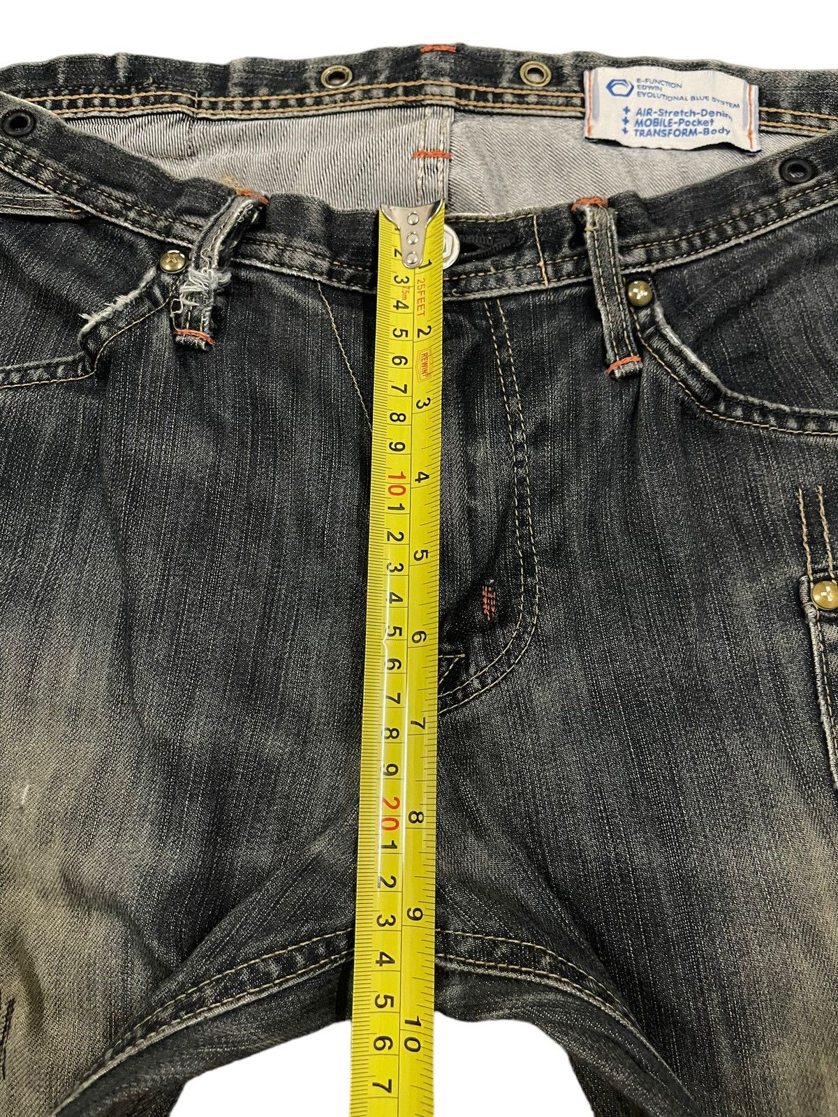 Edwin Vintage Edwin E-Function Faded Wash Style Jeans Size US 32 / EU 48 - 13 Thumbnail