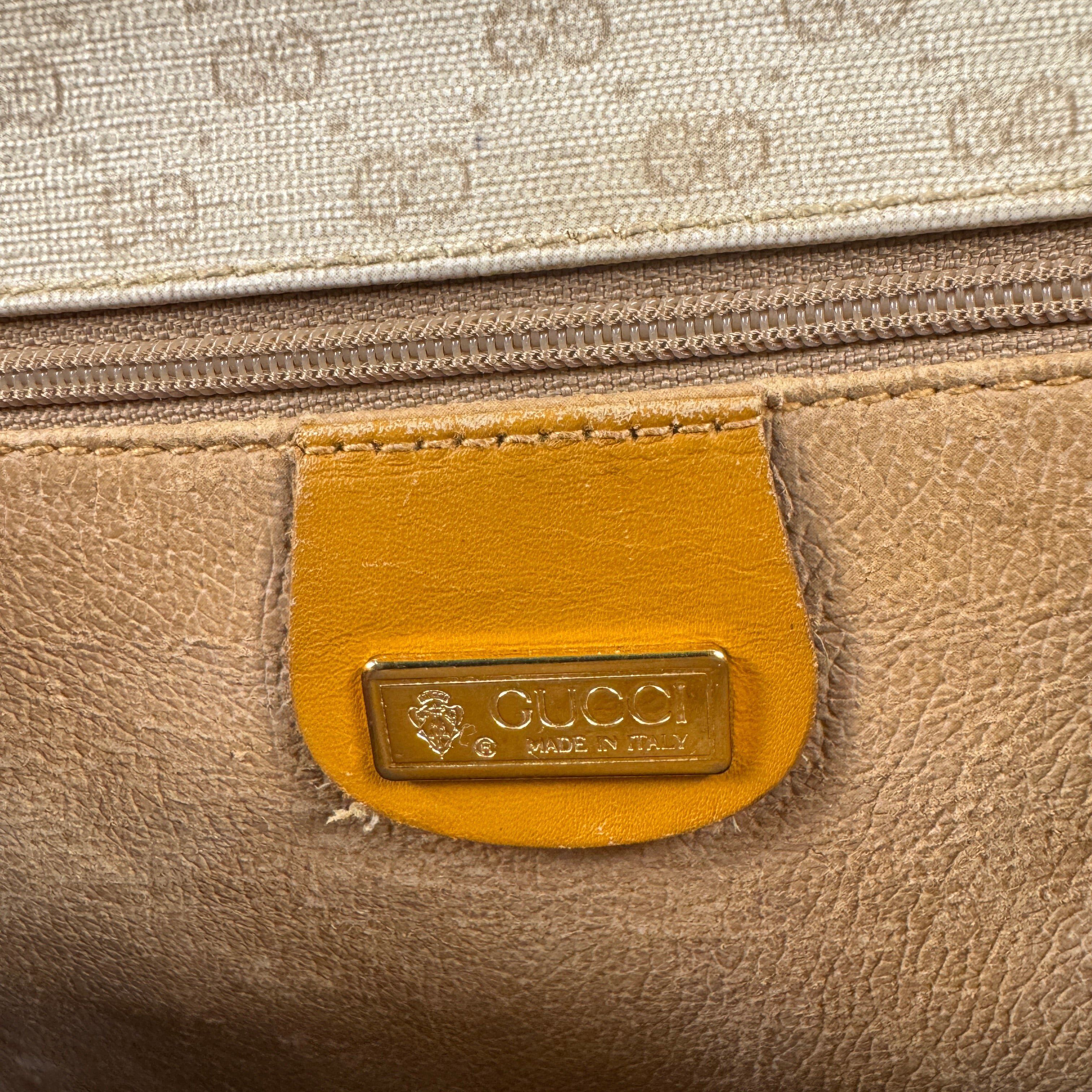 Gucci Gucci Sherry Line Beige Micro GG Web Design Shoulder Bag Size ONE SIZE - 5 Thumbnail