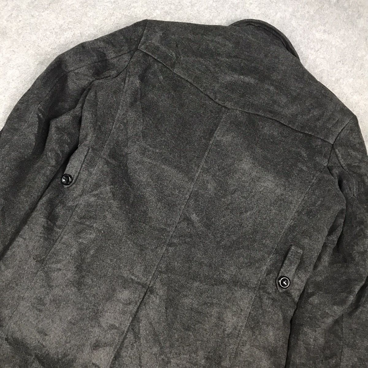 Giorgio Armani × Vintage GIORGIO ARMANI JAPAN COLLECTION BUTTON WOOL JACKET Size US M / EU 48-50 / 2 - 7 Thumbnail