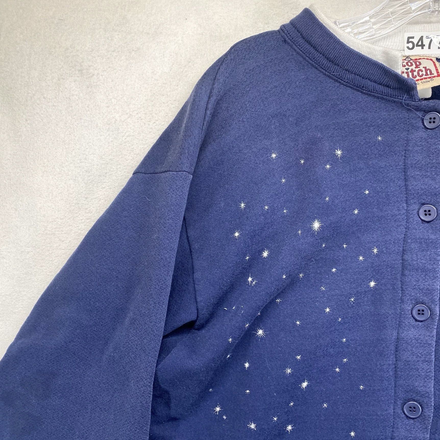Vintage VINTAGE Top Stitch Cardigan Women’s Knit Black Embroidered Bird Pockets Medium Size M / US 6-8 / IT 42-44 - 7 Thumbnail
