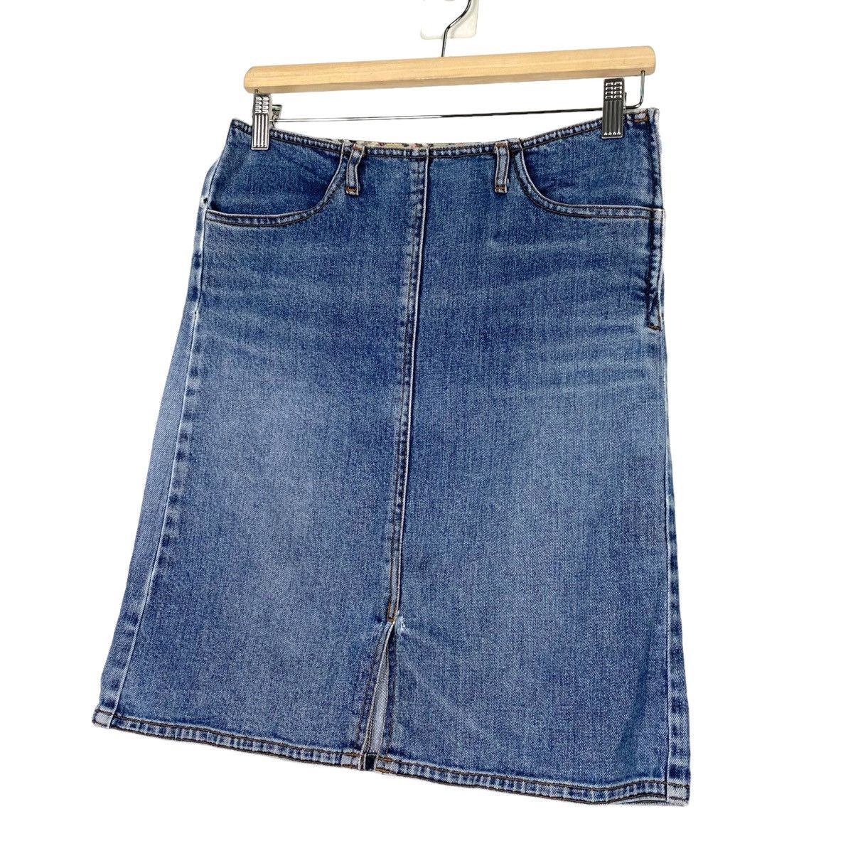Burberry Prorsum 💥BURBERRY BLUE LABLE DENIM JEAN SKIRT Size 30" / US 8 / IT 44 - 2 Thumbnail
