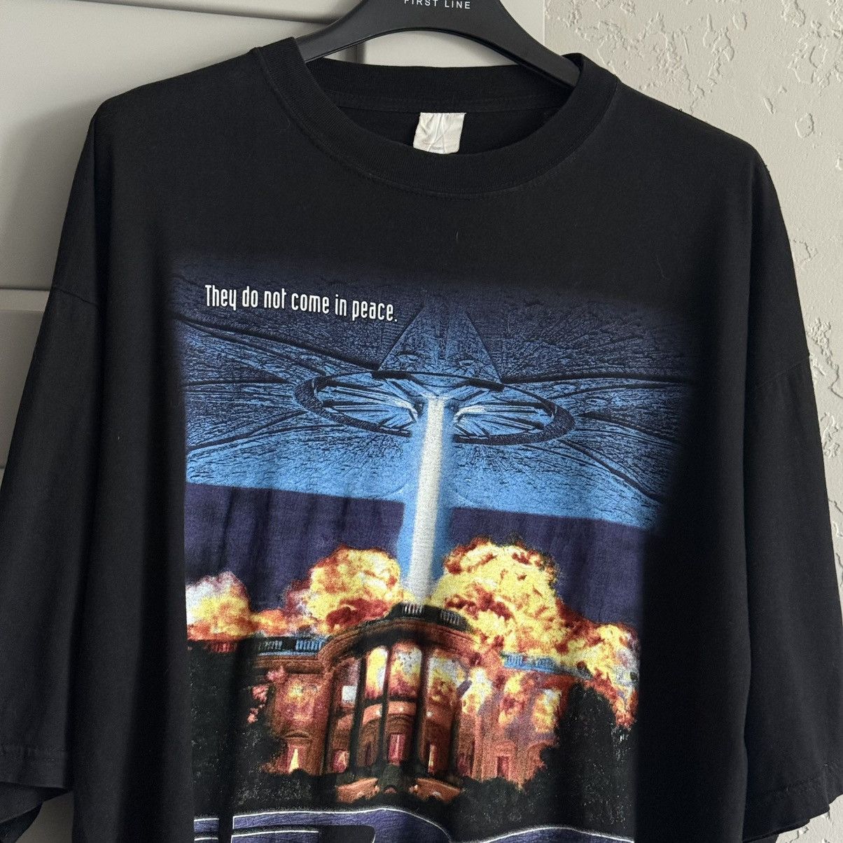 Vintage Vintage 1996 Independence Day T-shirt Size US XL / EU 56 / 4 - 3 Thumbnail