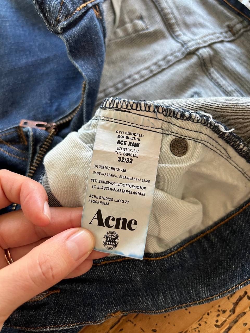 Acne Studios Acne Studios Ace Raw denim 32/32 Size US 32 / EU 48 - 5 Thumbnail