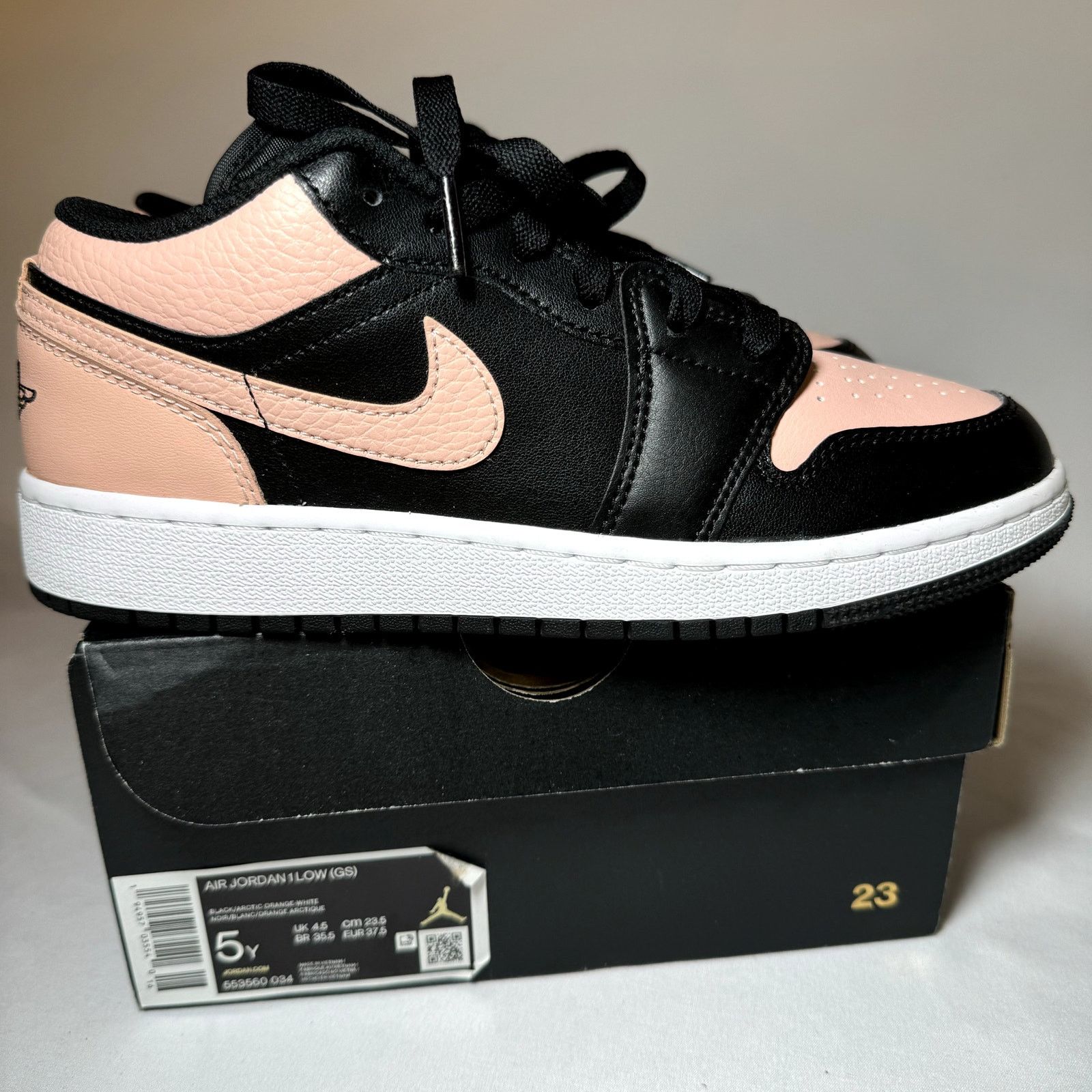 Size 5 - Air Jordan 1 Low GS Crimson Tint Shoes 2021 Shoes