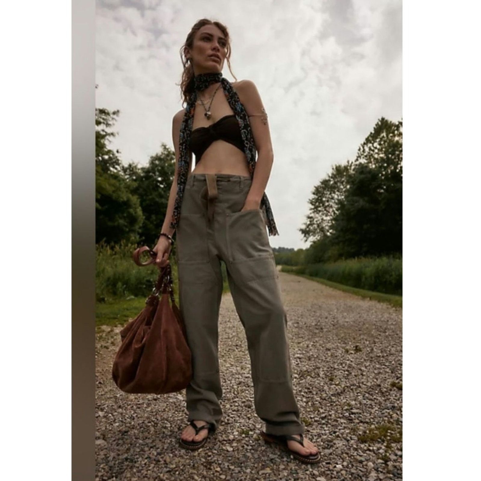 Free People NWT We The Free Hayden Carpenter Pull-On Pants $148 Medium Size 32" / US 10 / IT 46 - 1 Thumbnail