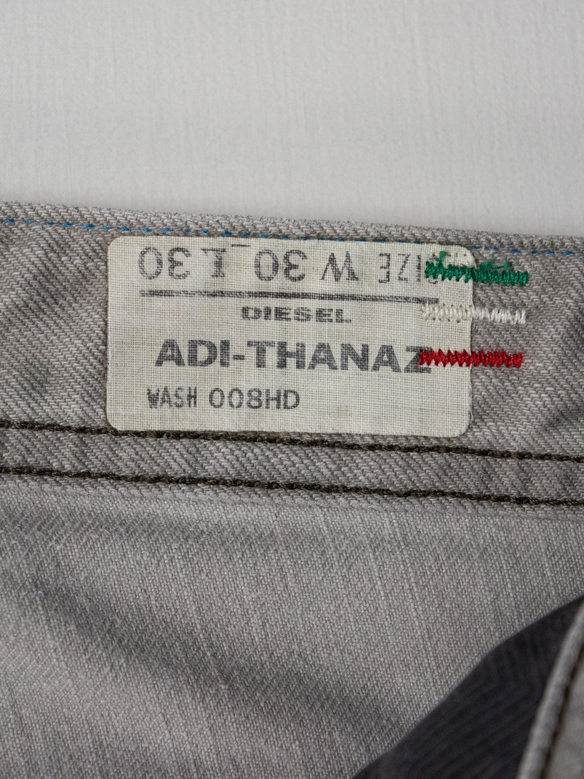 Adidas × Diesel Adidas X Diesel - 2008 - Adi-Thanaz low waist slim fit jeans Size US 30 / EU 46 - 10 Thumbnail