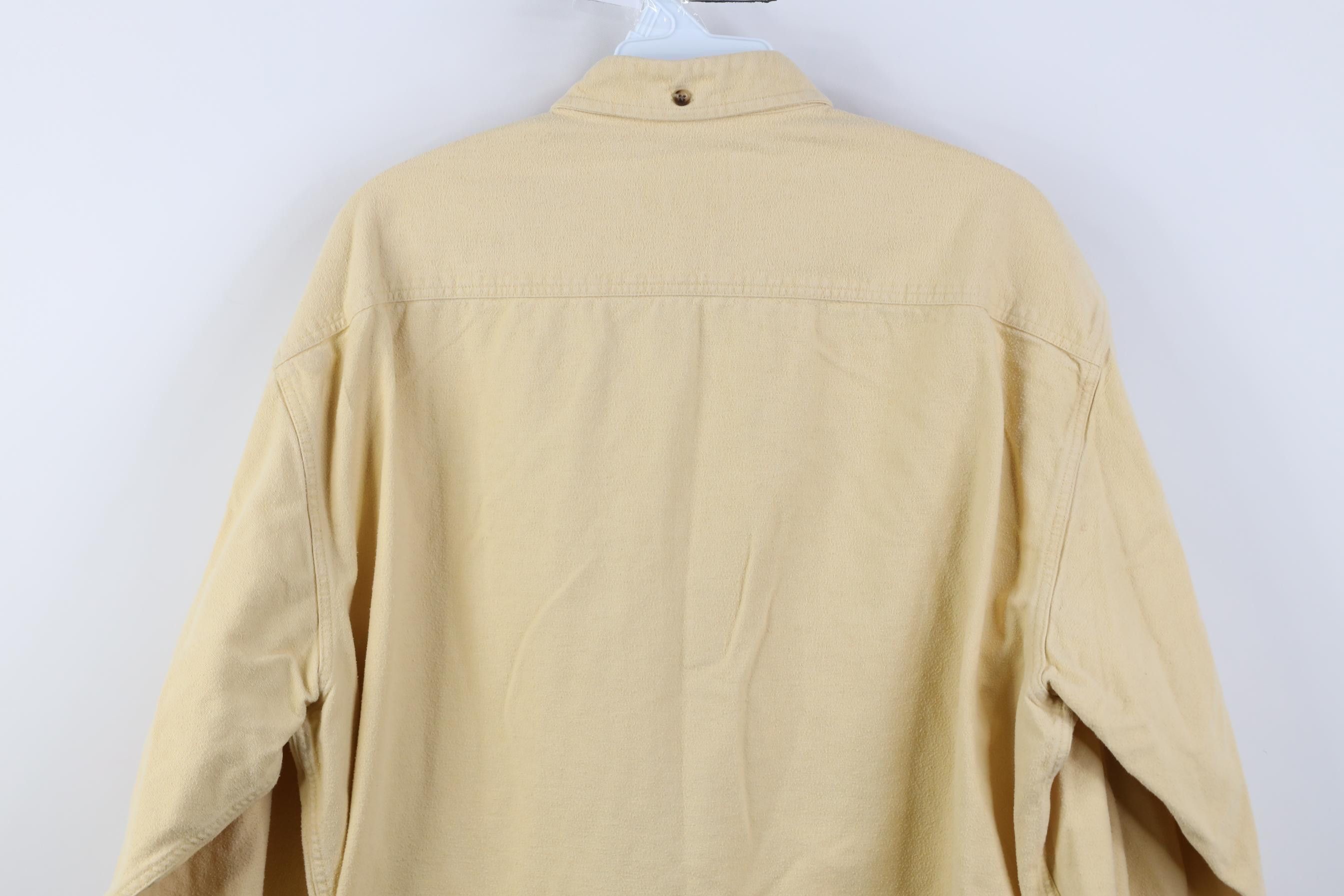 Cabelas Vintage 90s Y2K Cabelas Buck Chamois Cloth Button Down Shirt Size US L / EU 52-54 / 3 - 13 Thumbnail