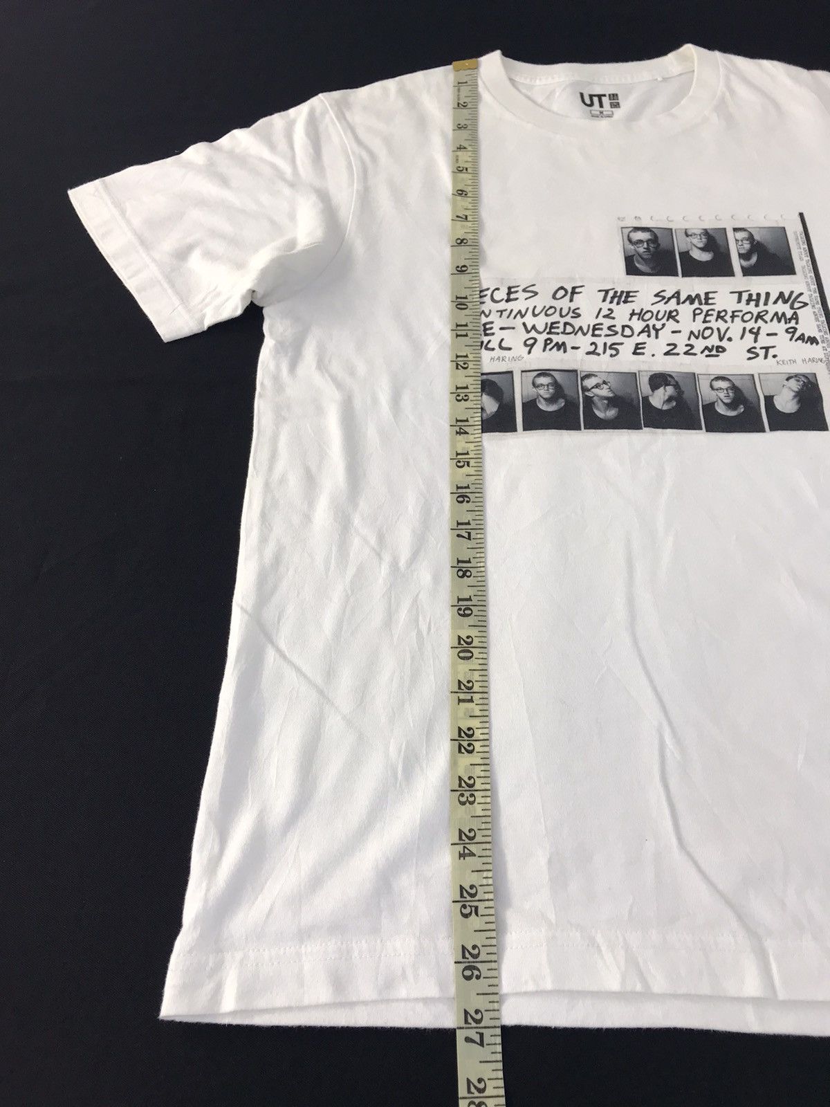 Keith Haring Keith Haring Photo Quotes Design Pop Art Graphic Printed Tee Size US M / EU 48-50 / 2 - 10 Thumbnail