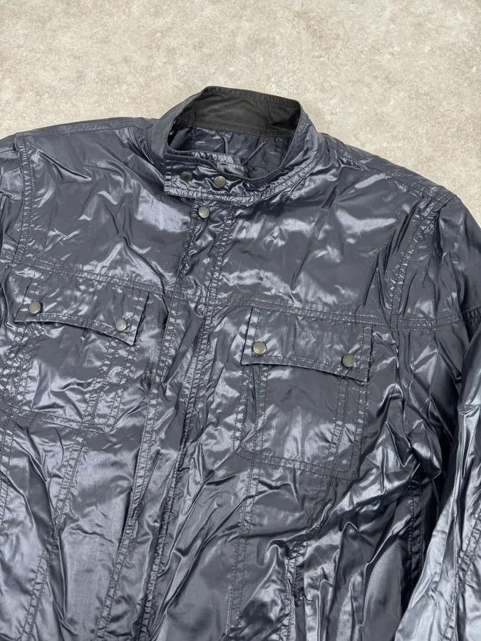 Yves Saint Laurent SS2004 Yves Saint Laurent Navy Shiny Cargo Jacket Size US M / EU 48-50 / 2 - 6 Thumbnail