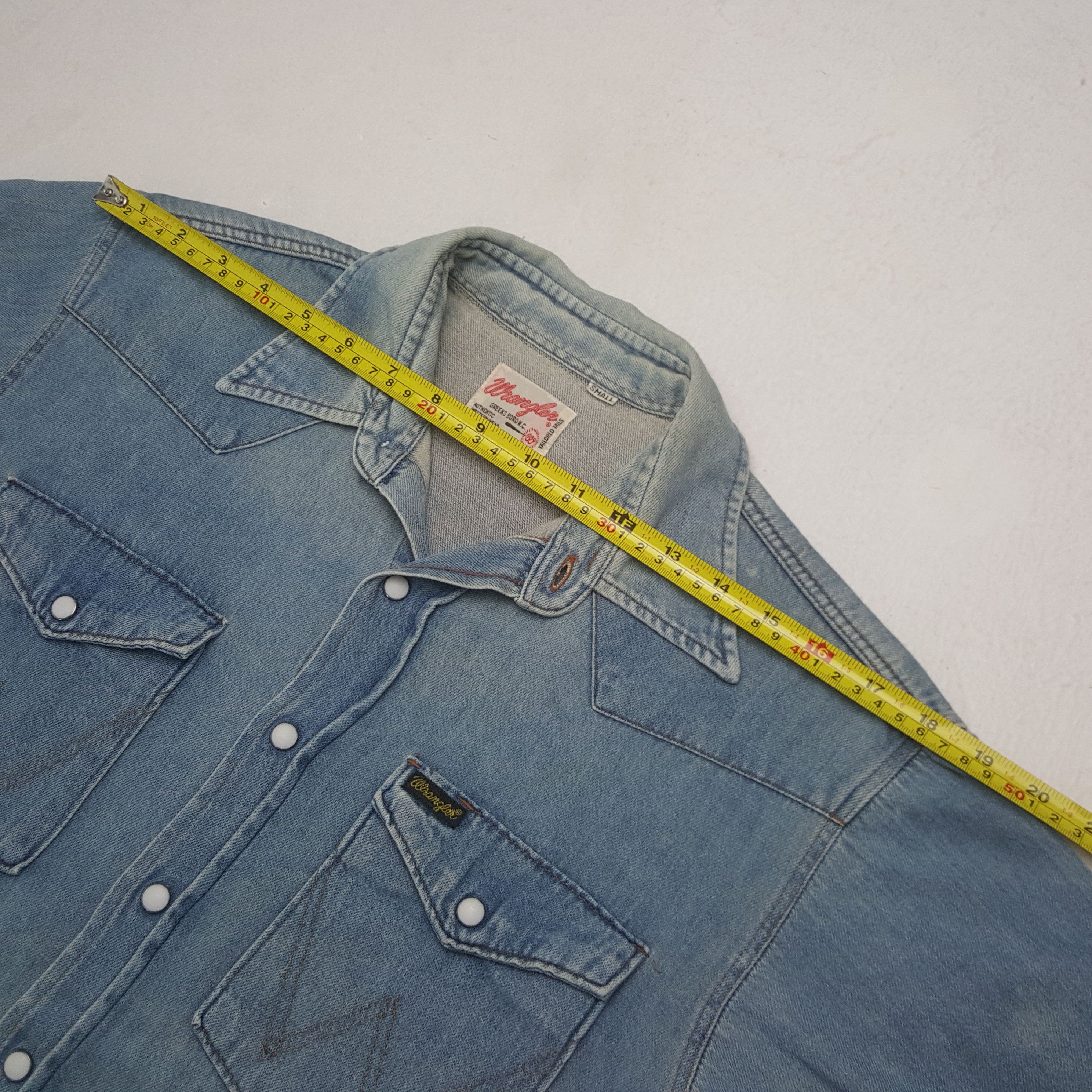 Wrangler Vintage Wrangler American Denim Shirt Button Up C299N54 Size US M / EU 48-50 / 2 - 5 Thumbnail