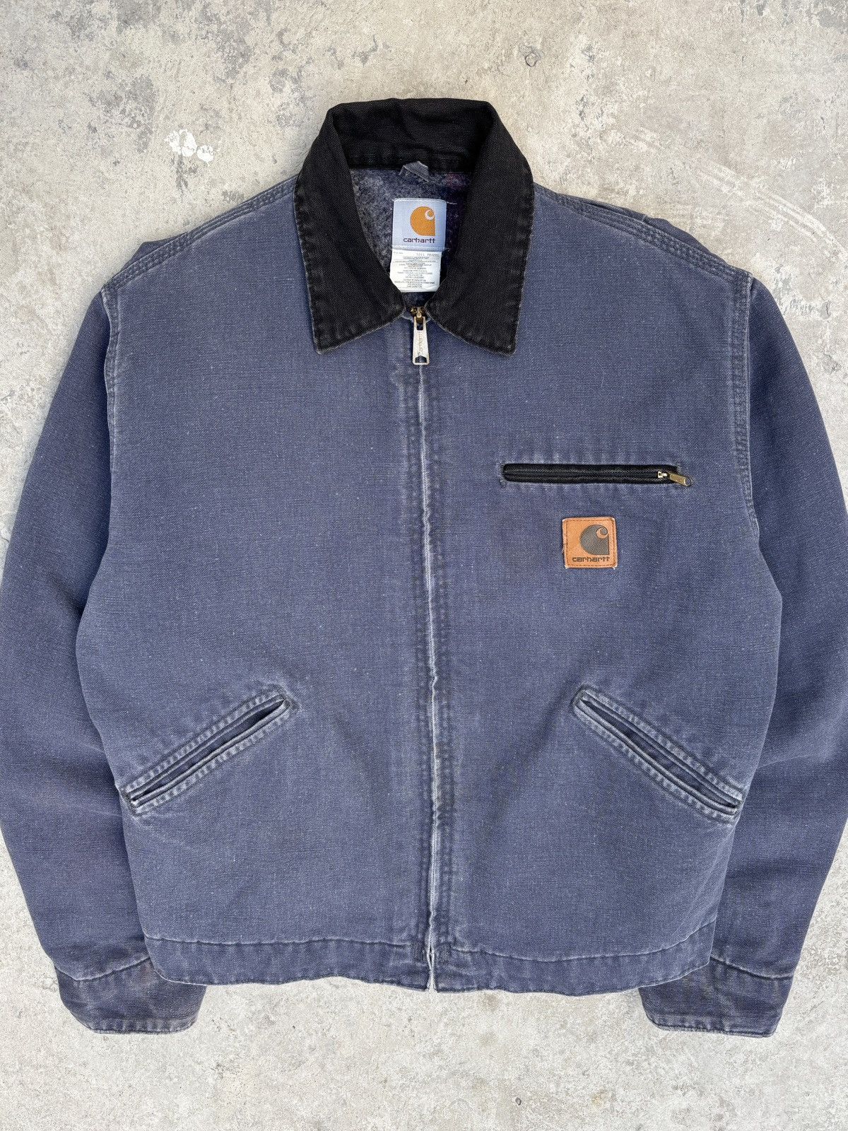 Carhartt ❌SOLD❌ VTG 2001 Petrol Blue Carhartt Detroit Jacket J64 PTL Size US M / EU 48-50 / 2 - 4 Thumbnail