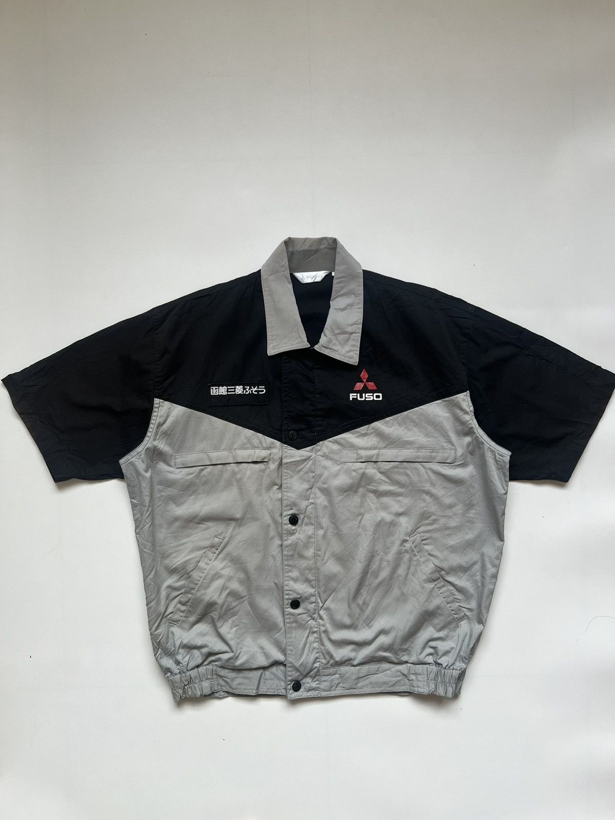 Japanese Brand Vintage 90's Mitsubishi Fuso Racing Workers Jacket Size US L / EU 52-54 / 3 - 2 Thumbnail