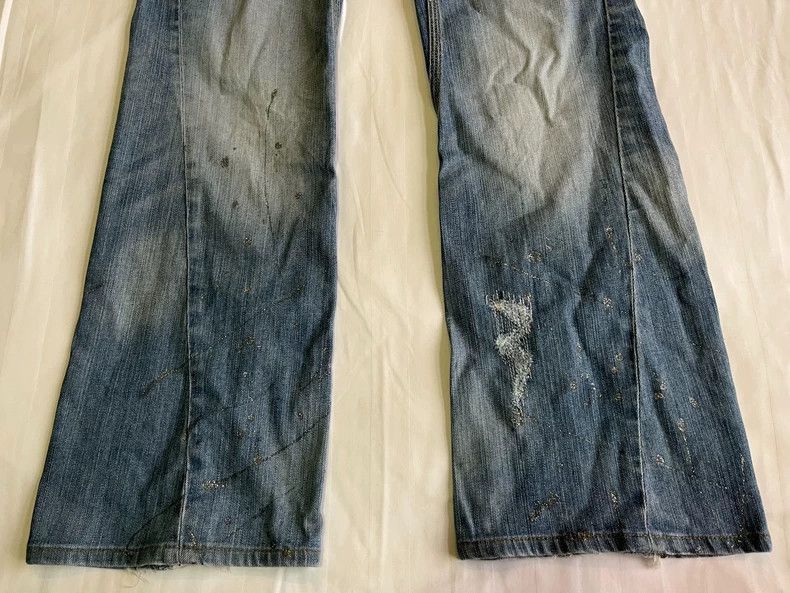 Yohji Yamamoto Vintage Deconstructed Denim Pants with Zippers-2506 Size 30" / US 8 / IT 44 - 5 Thumbnail