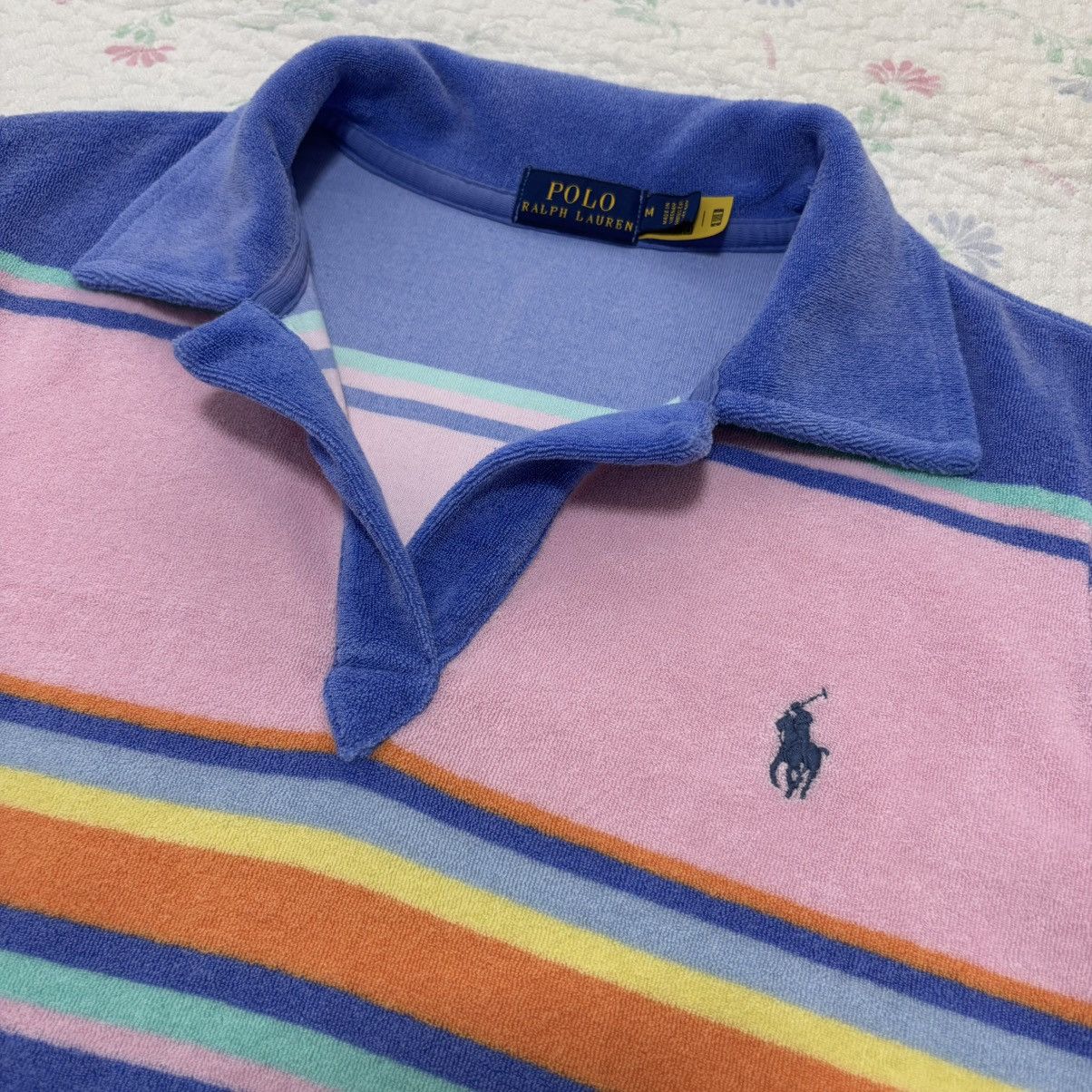 Polo Ralph Lauren Polo Ralph Lauren Multicolored Terry Polo Shirt Size M / US 6-8 / IT 42-44 - 3 Thumbnail