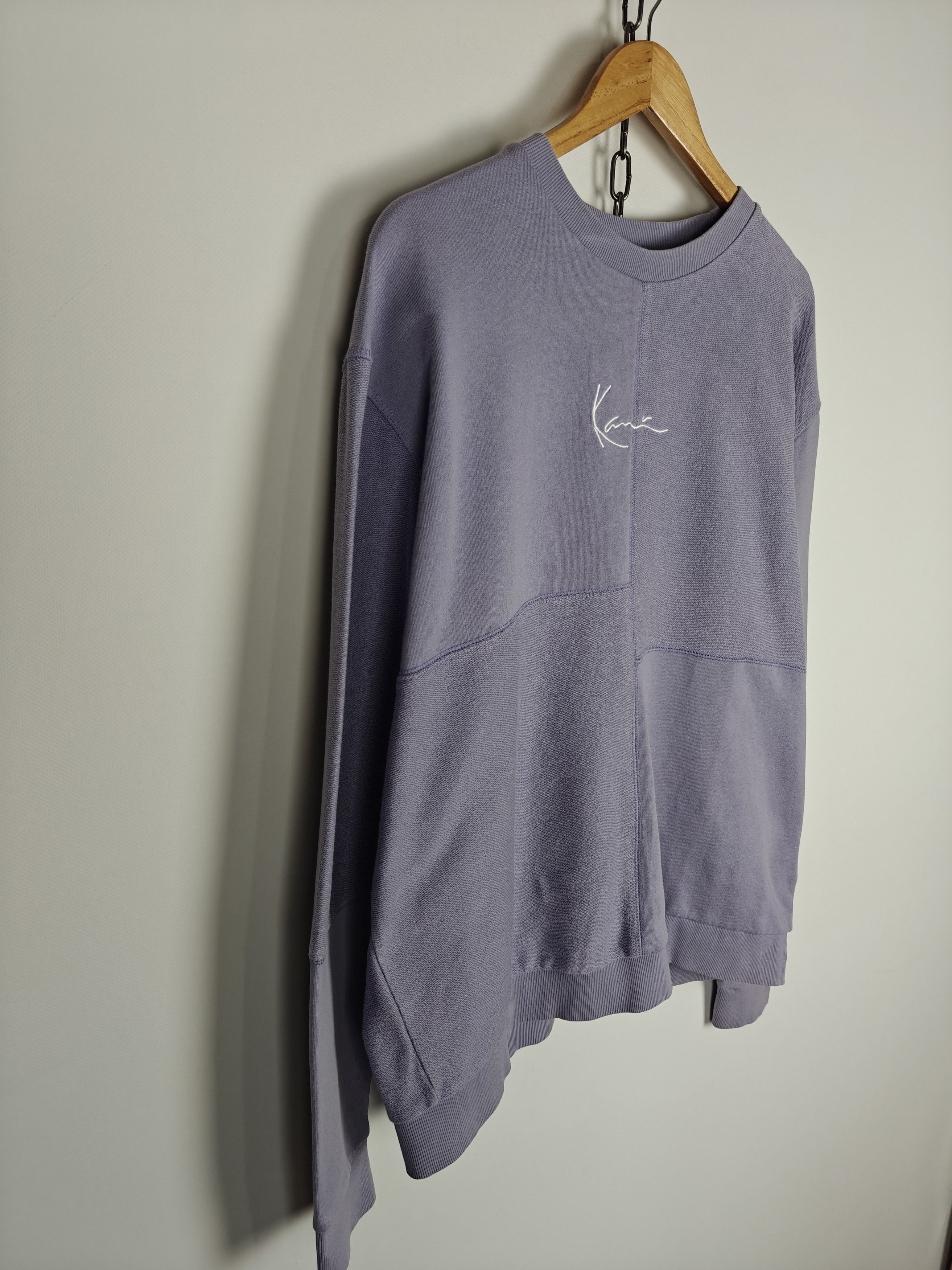 Karl Kani Karl Kani Sweatshirt Crewneck Center Logo Lavender size L Size US L / EU 52-54 / 3 - 4 Thumbnail