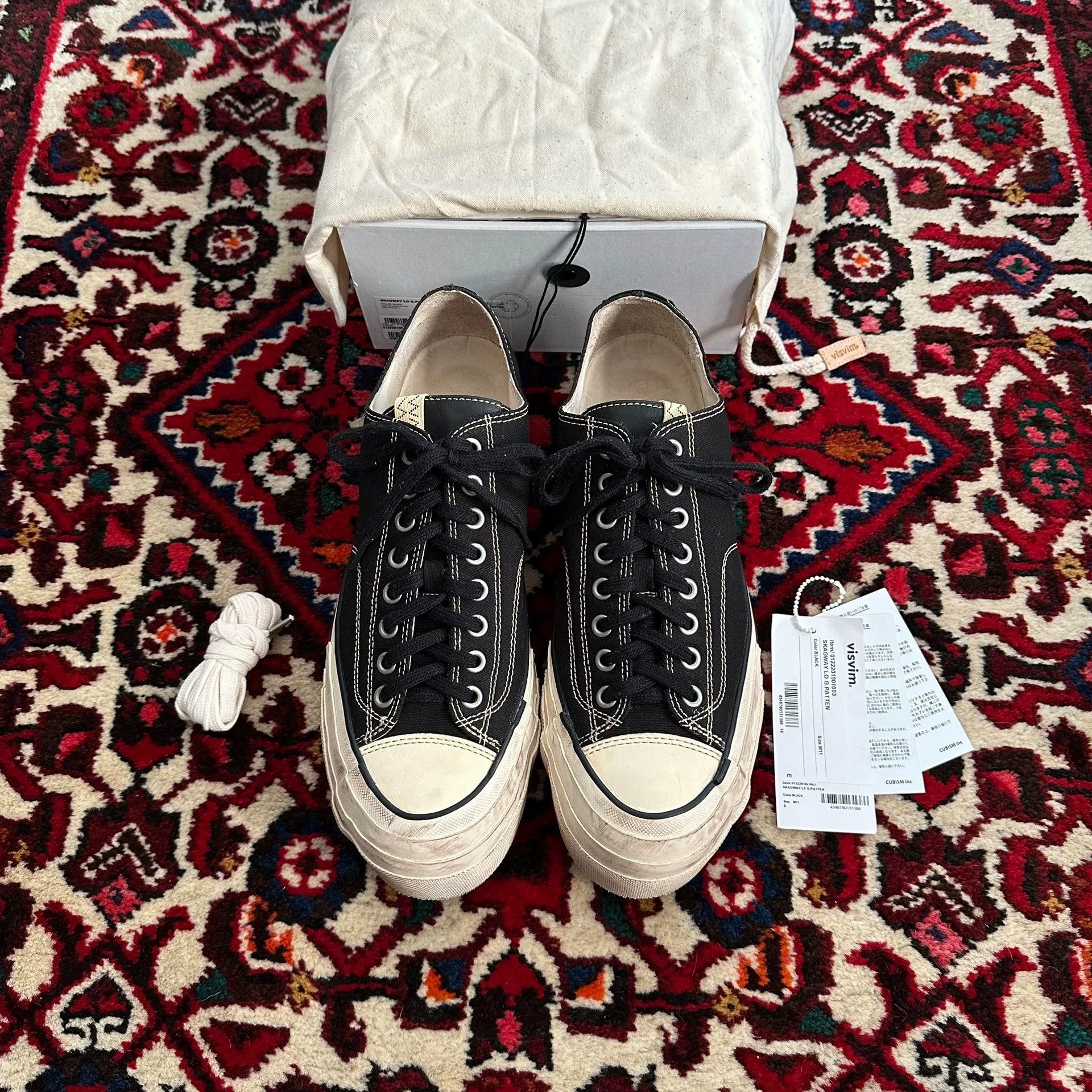 Visvim visvim 22aw skagway canvas shoes size 11 9.88 new Size US 11 / IT 41 - 1 Thumbnail