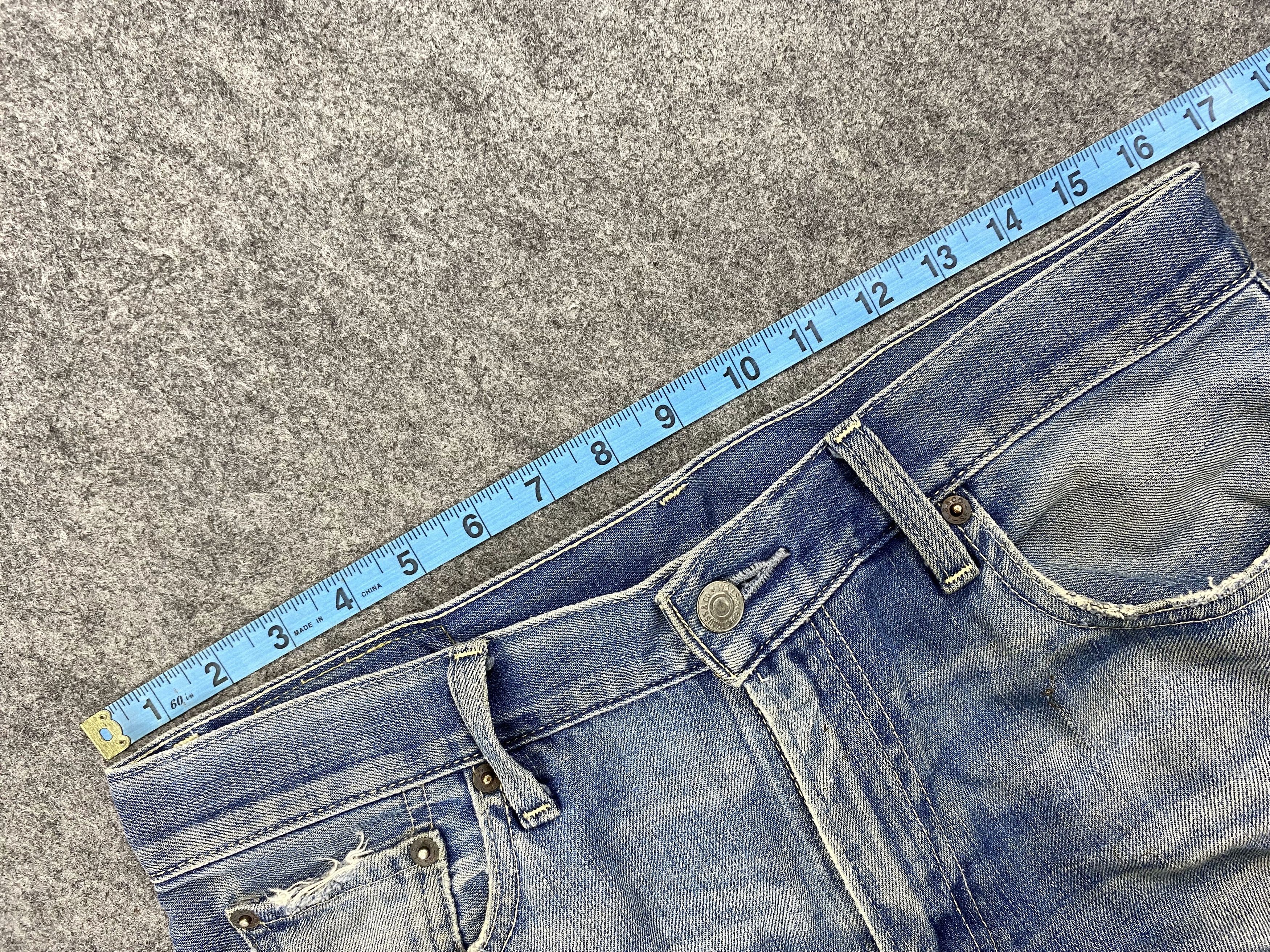 Levi's Blue Distressed Vintage Levi's 502 33x29 Denim -JN1207 Size US 33 - 5 Thumbnail