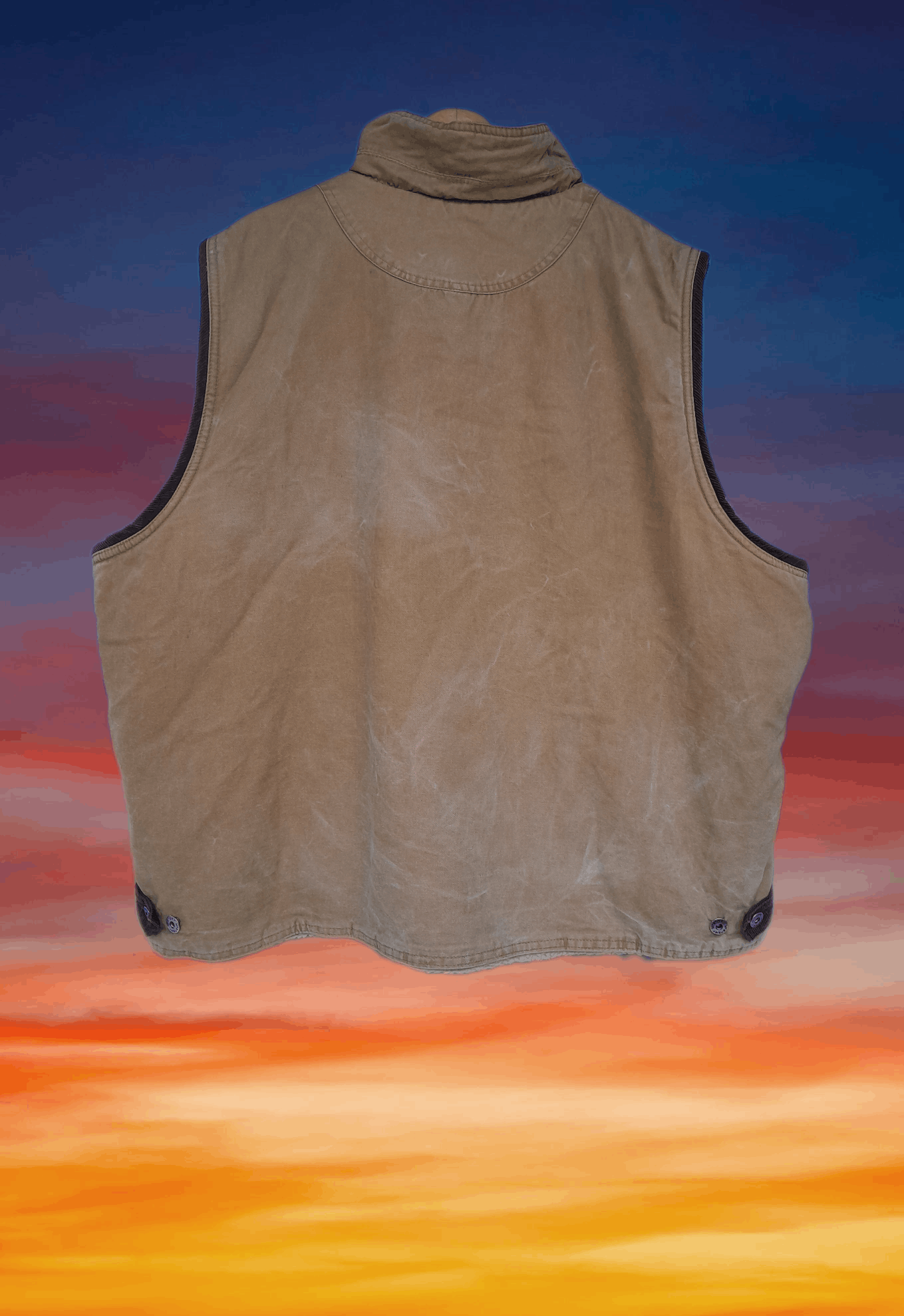 Wrangler Vintage WRANGLER HERO trucker sherpa lined vest 3XL Size US XXL / EU 58 / 5 - 2 Thumbnail