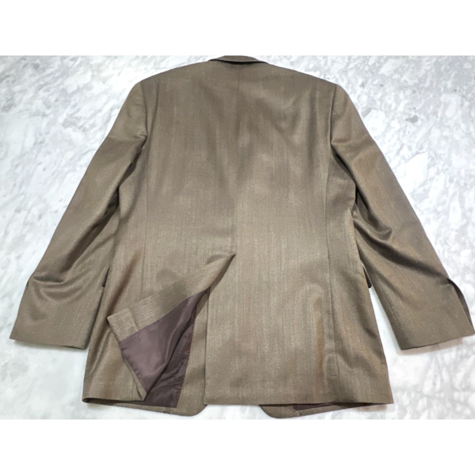 Ralph Lauren Ralph Lauren Sport Coat Blazer Mens 40L Brown Wool Silk Two-Button Sports Size 40L - 5 Thumbnail