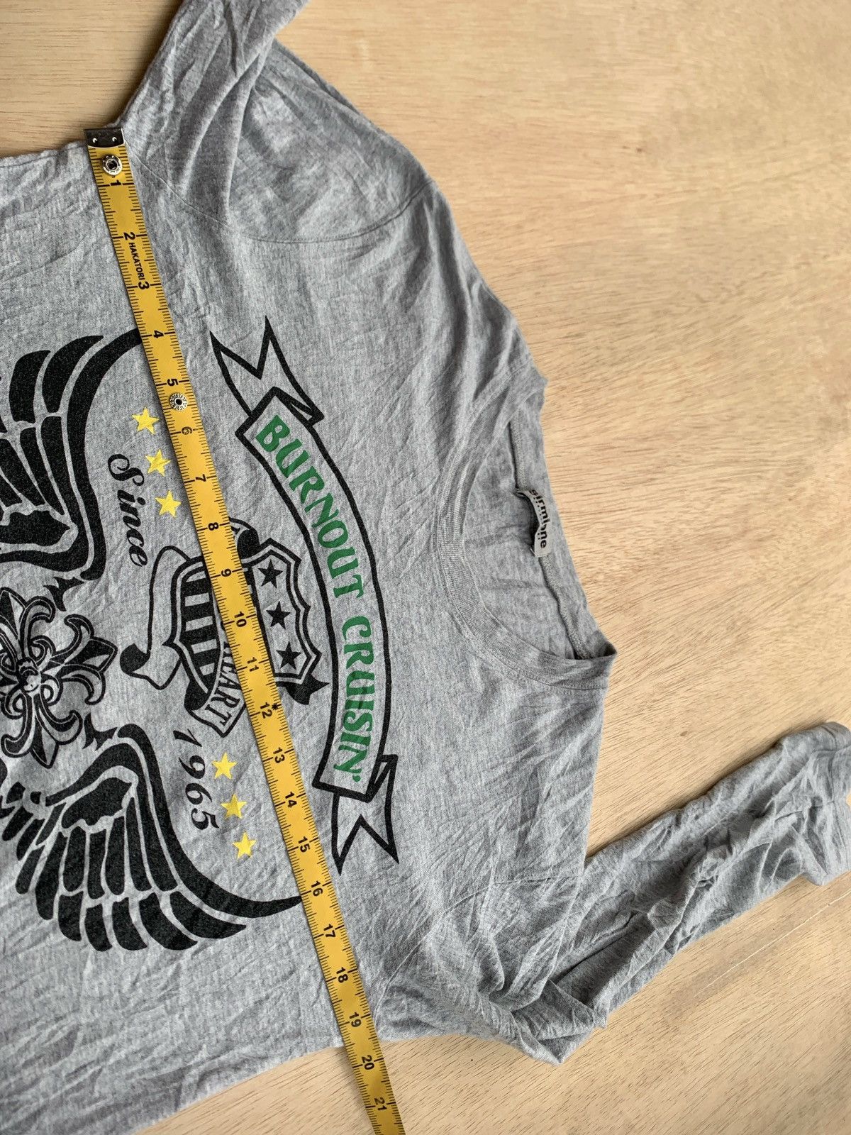 Hysteric Glamour × If Six Was Nine × Japanese Brand Y2k Sirmione Burnout Cruisin Longsleeve Size US M / EU 48-50 / 2 - 7 Thumbnail