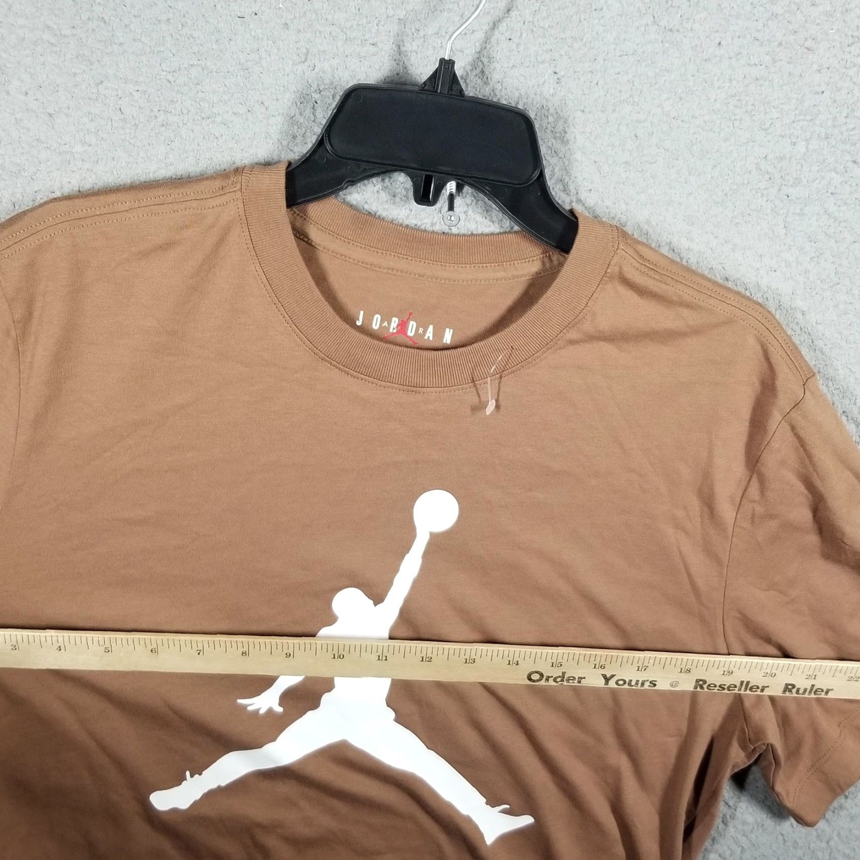 Jordan Brand Jordan Shirt Nike Mens Medium Brown Jumpman Logo Graphic Cotton Short Sleeve Tee Bundes Size US M / EU 48-50 / 2 - 6 Thumbnail