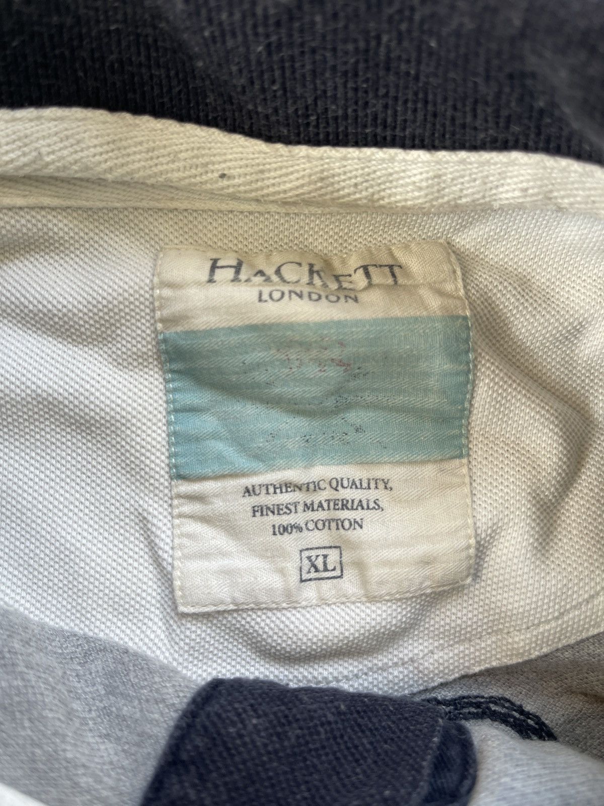 Hackett Hackett London Great Britain Big Logo Polo Shirt Size US XL / EU 56 / 4 - 6 Thumbnail