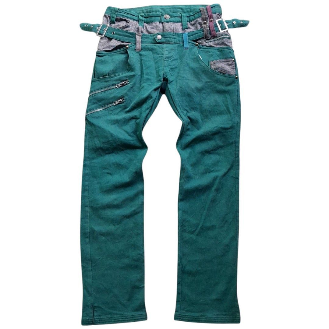 20471120 × Beauty Beast × Hysteric Glamour Japanese double waist punk seditionaries style Size US 31 - 2 Thumbnail