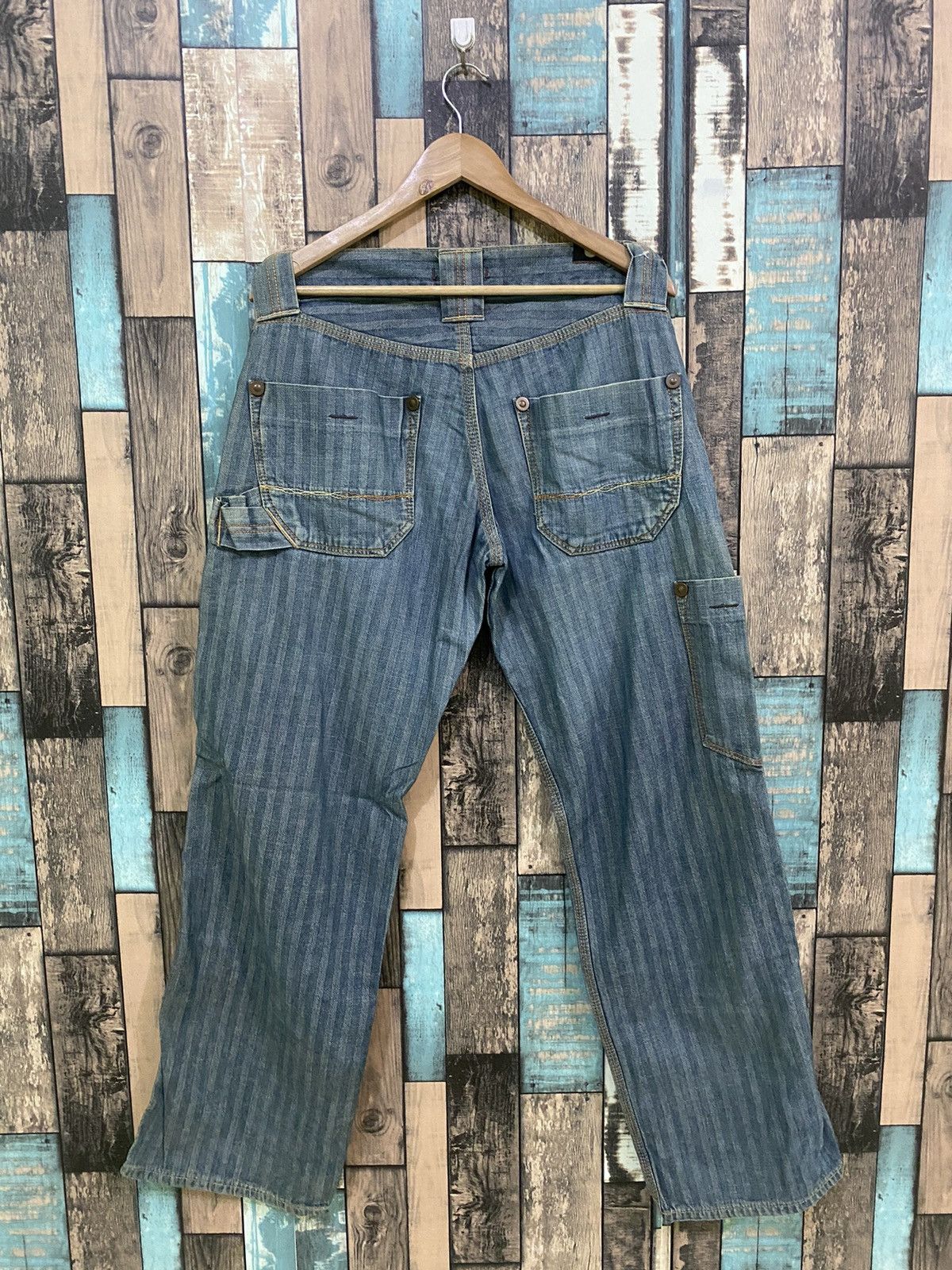 Japanese Brand Blue Way Japan Carpenter Pant Size US 33 - 7 Thumbnail