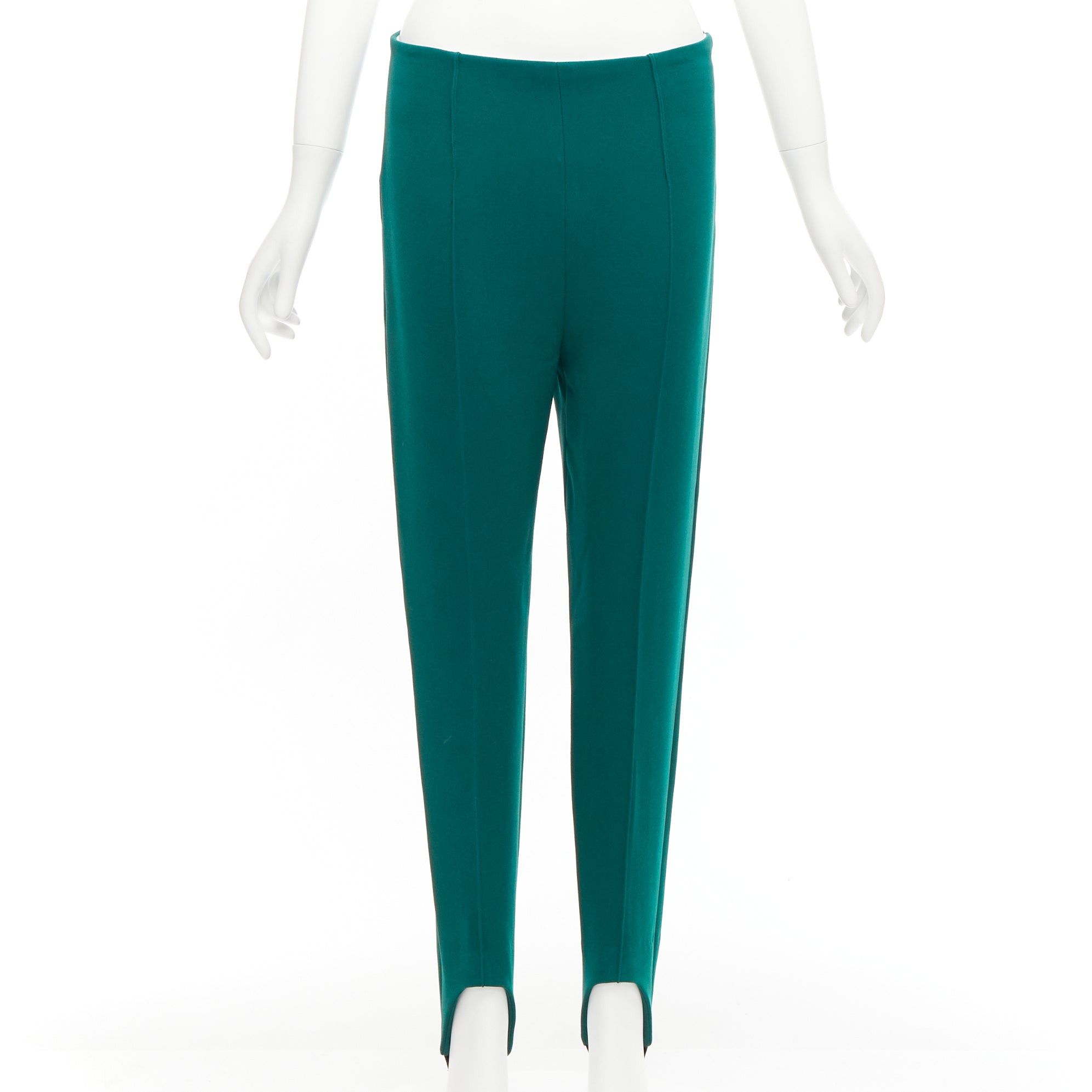 image of Marni Green Pleat Front Stirrup Jodphur Pants It38 Xs, Women's (Size 26)