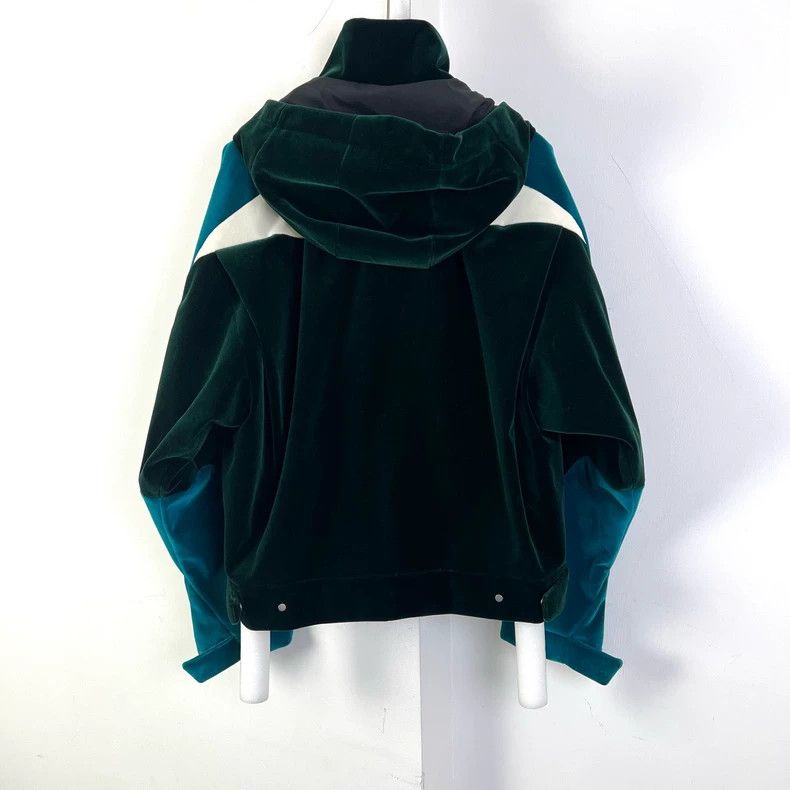 Louis Vuitton Louis Vuitton Lake Green Velvet Jacket 2502-Nextarrow Size US L / EU 52-54 / 3 - 3 Thumbnail