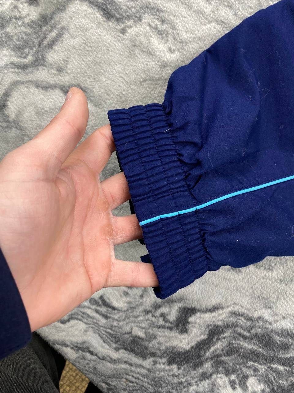 Adidas Adidas Marseille Olympique 00s Nylon Track Pants Size US 30 / EU 46 - 2 Thumbnail