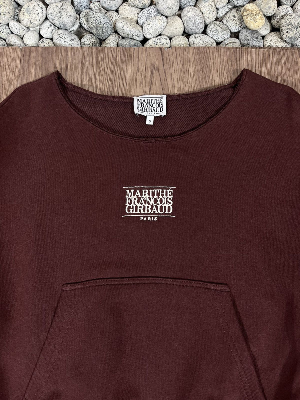 Marithe + Francois Girbaud Marithe Francois Girbaud Neckless Cropped Sweatshirt Size US S / EU 44-46 / 1 - 4 Thumbnail