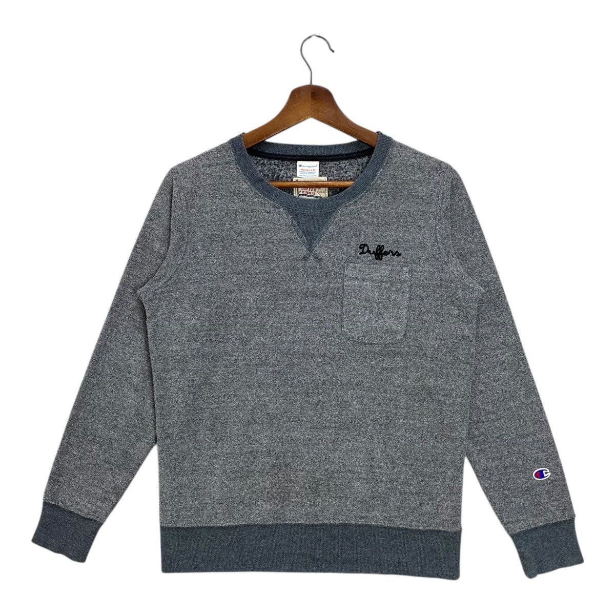 Champion Champion x Duffer Women Sweatshirt Jumper Gray Size M Size US M / EU 48-50 / 2 - 1 Thumbnail