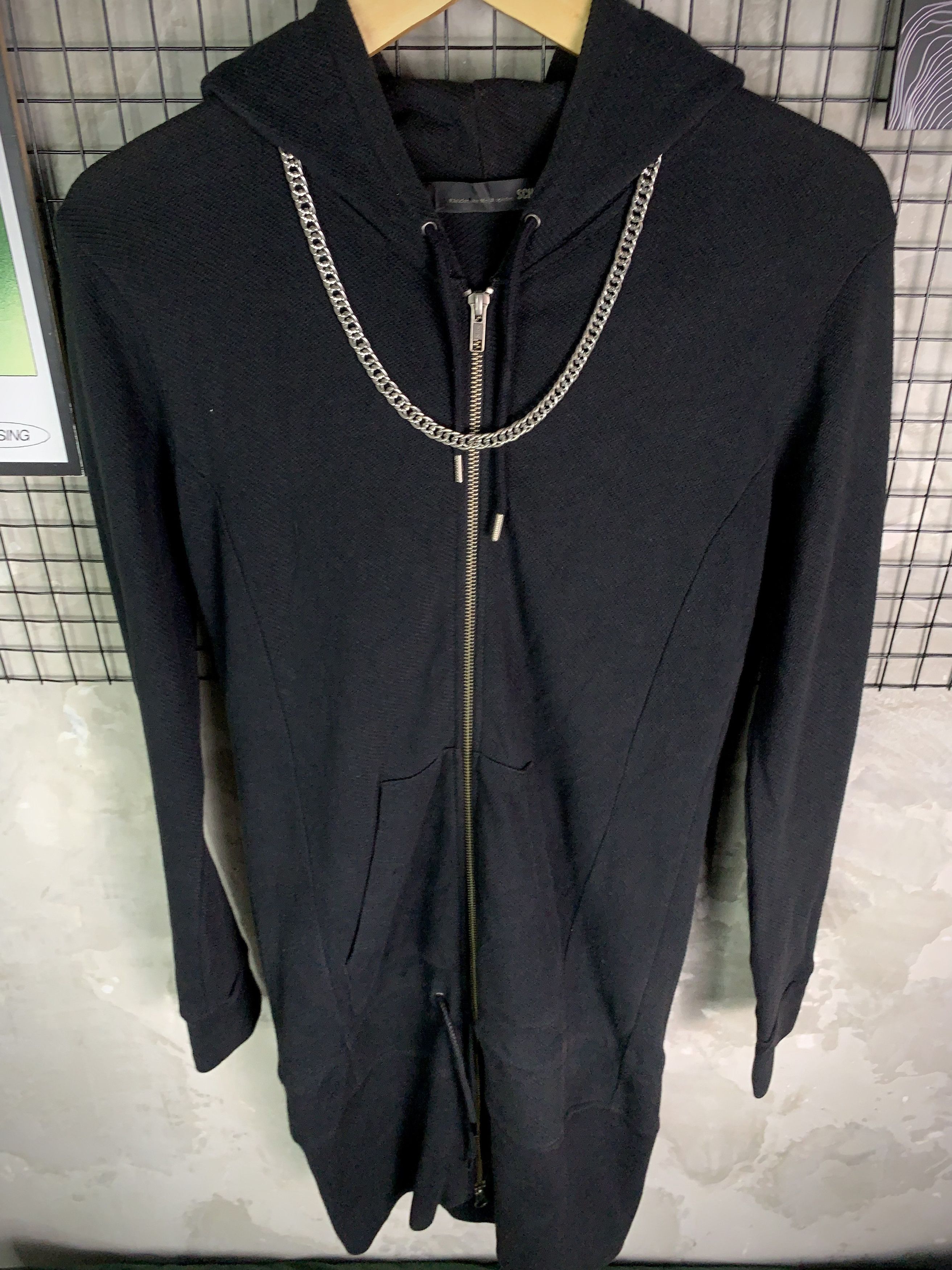 Schlussel Schlussel Longline Gothic Double Zip Up Hoodie Size US S / EU 44-46 / 1 - 3 Thumbnail
