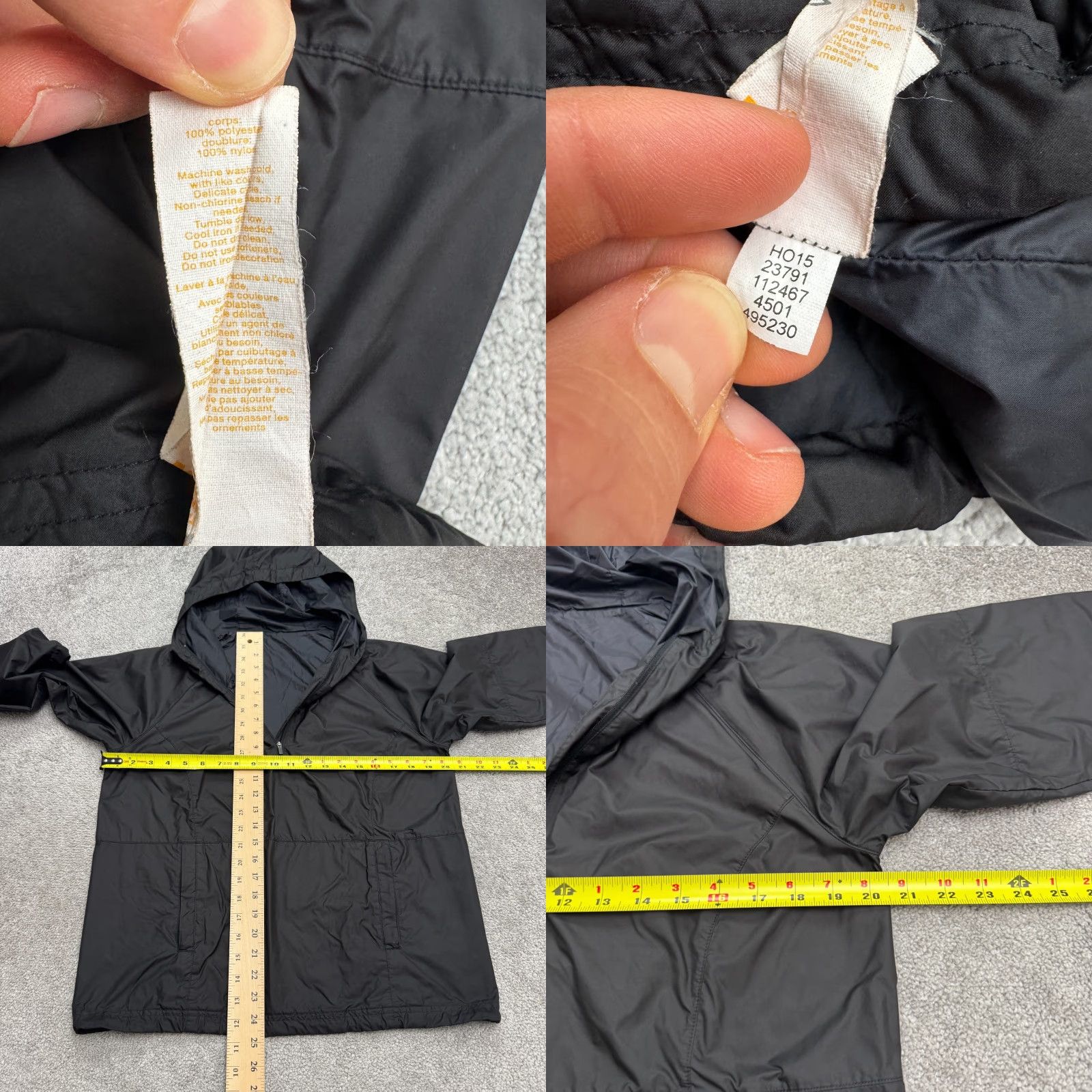 Vintage Lucy Windbreaker Hoodie Jacket Womens M Black Outdoor Active Size M / US 6-8 / IT 42-44 - 9 Thumbnail