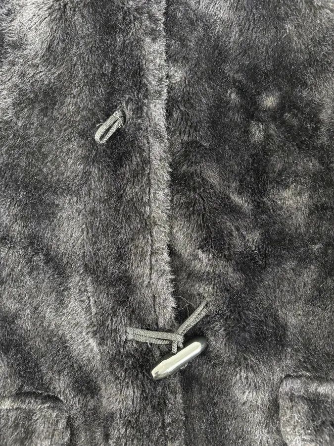 Emporio Armani 1990s Emporio Armani Black Reversible Faux Fur Coat Size XS / US 0-2 / IT 36-38 - 13 Thumbnail