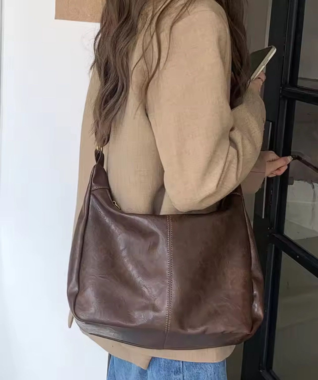 Japanese Brand × Vintage Casual Large Messenger Bag Size ONE SIZE - 3 Thumbnail