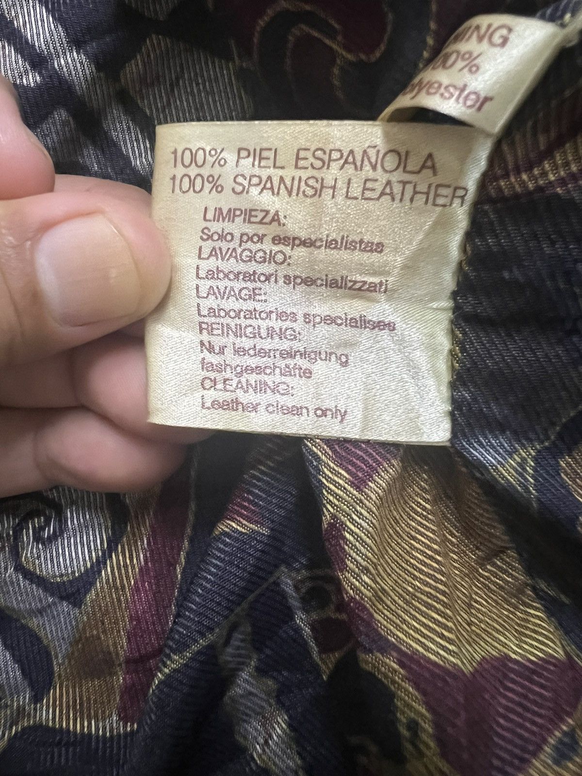 Leather ACSA VERY RARE JACKET LEATHER FROM ESPANA Size US S / EU 44-46 / 1 - 5 Thumbnail