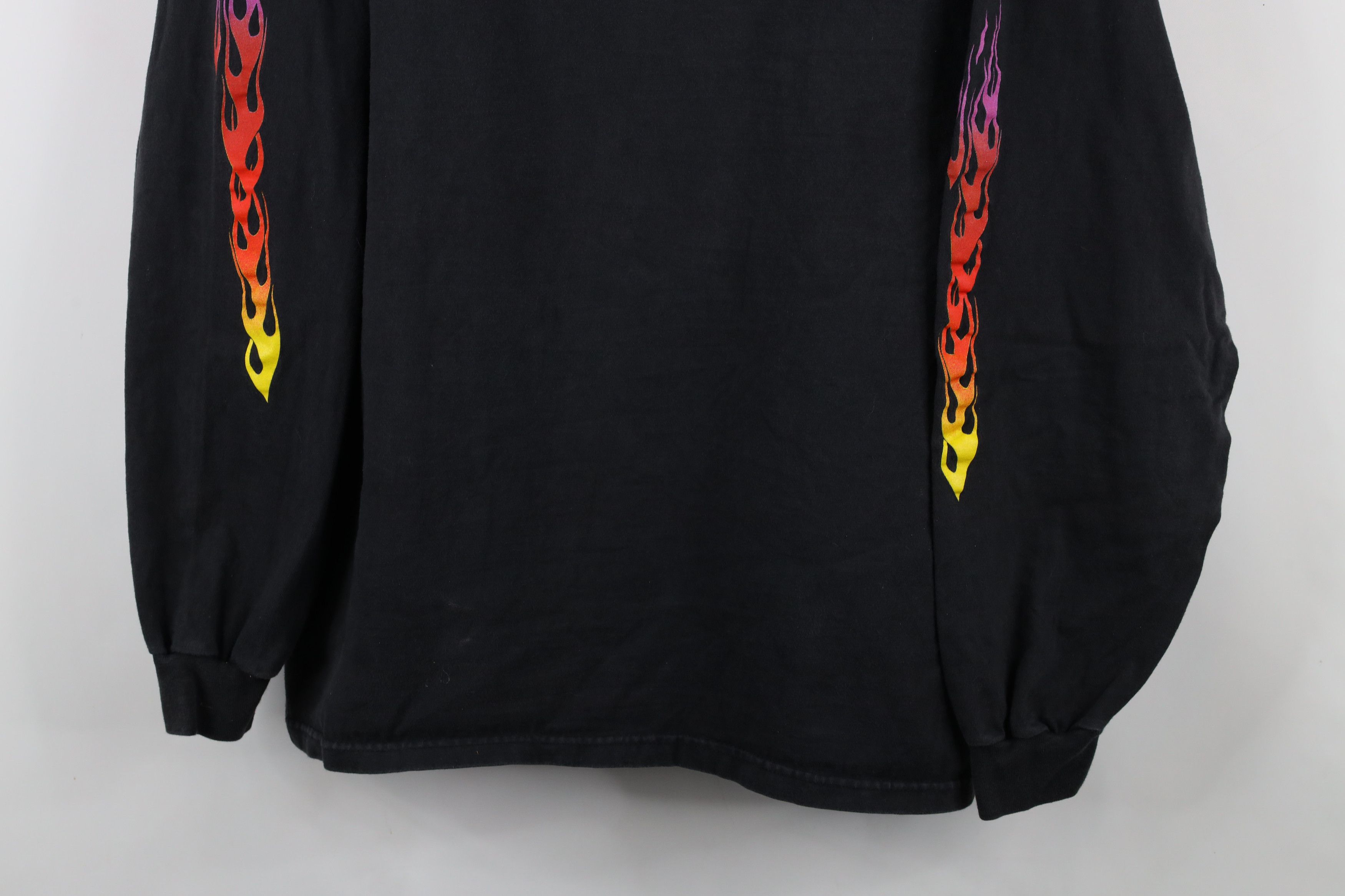 Vintage Vintage 90s Freightliner Fire Flames Long Sleeve T-Shirt Size US XL / EU 56 / 4 - 3 Thumbnail
