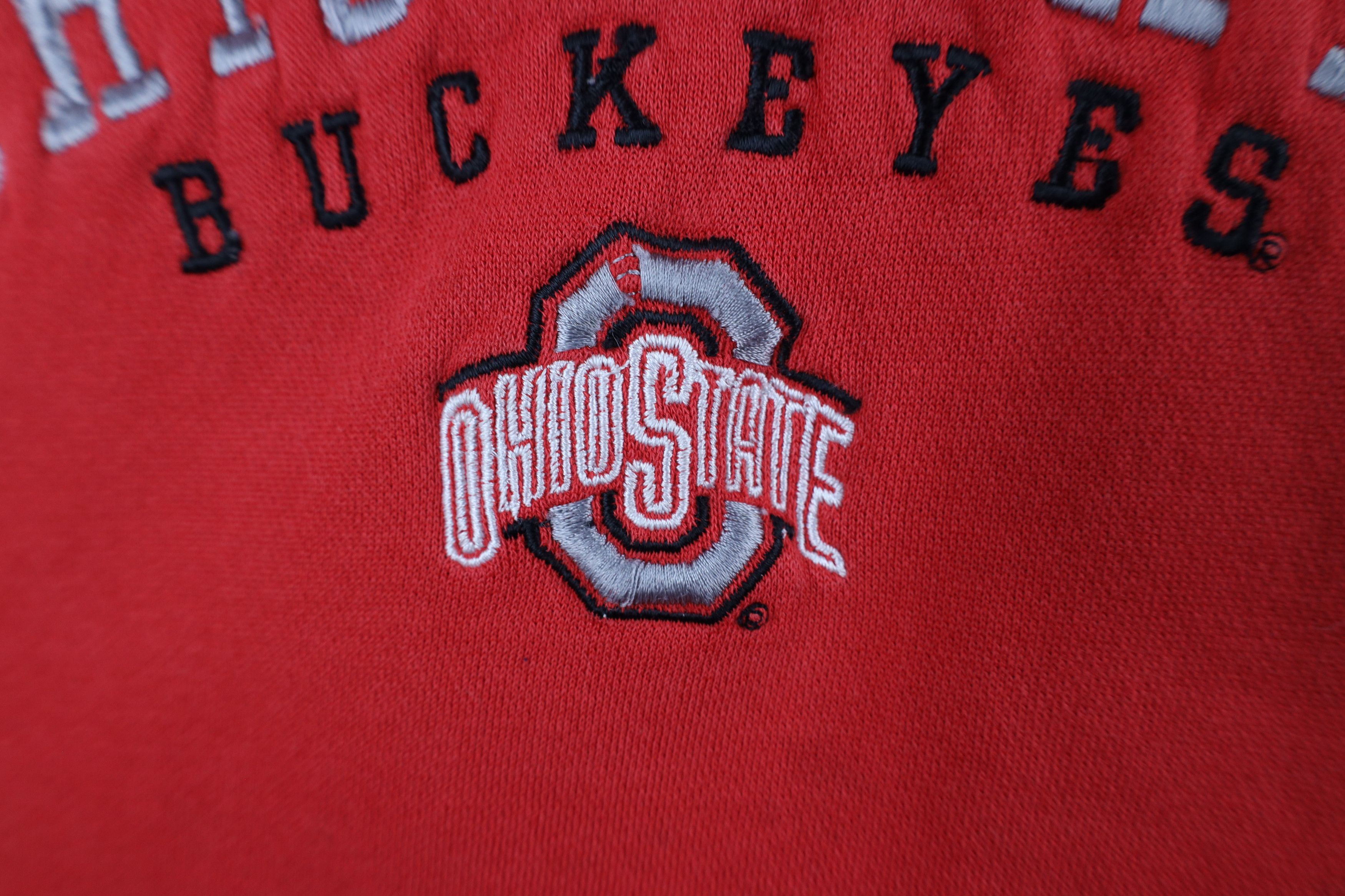 Vintage Vintage 90s Fit Ohio State University Hoodie Sweatshirt Size US XL / EU 56 / 4 - 7 Thumbnail