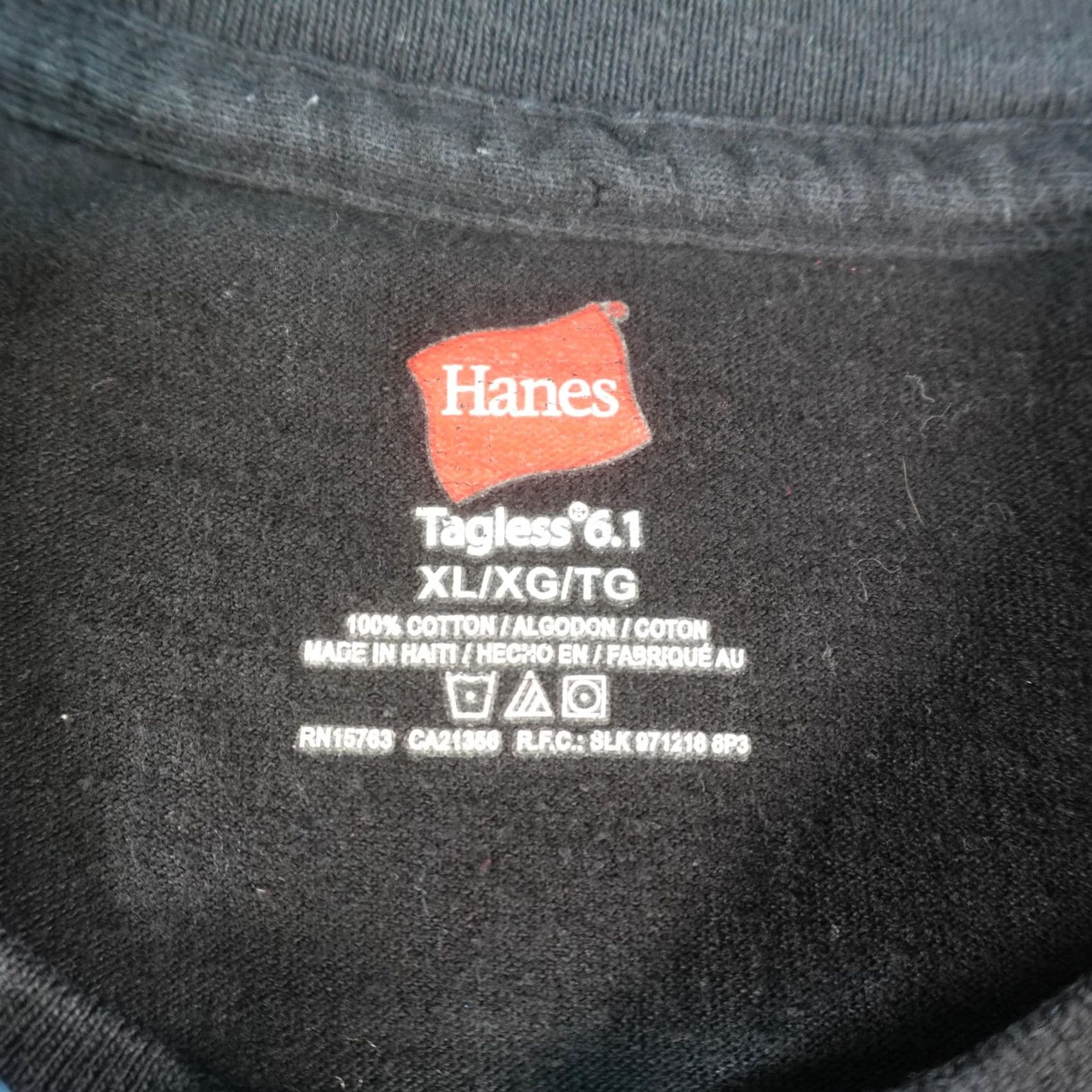 Hanes Hanes Broken Board Skater Shirt Mens XL Black Graphic Tee Skating Size US XL / EU 56 / 4 - 4 Thumbnail