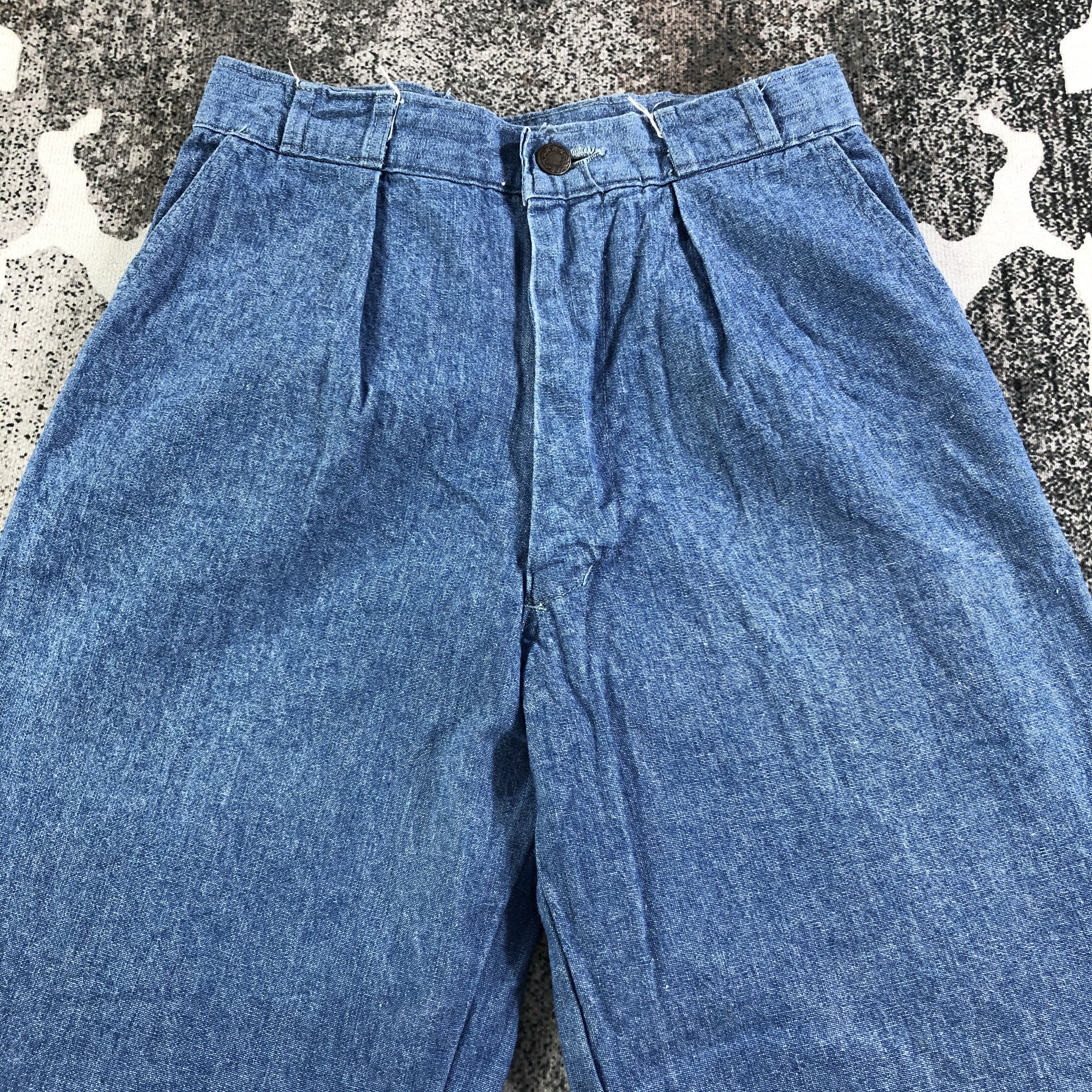 Japanese Brand Vintage 80s Flared Pants KJ2115 Size 25" / US 0 / IT 36 - 3 Thumbnail