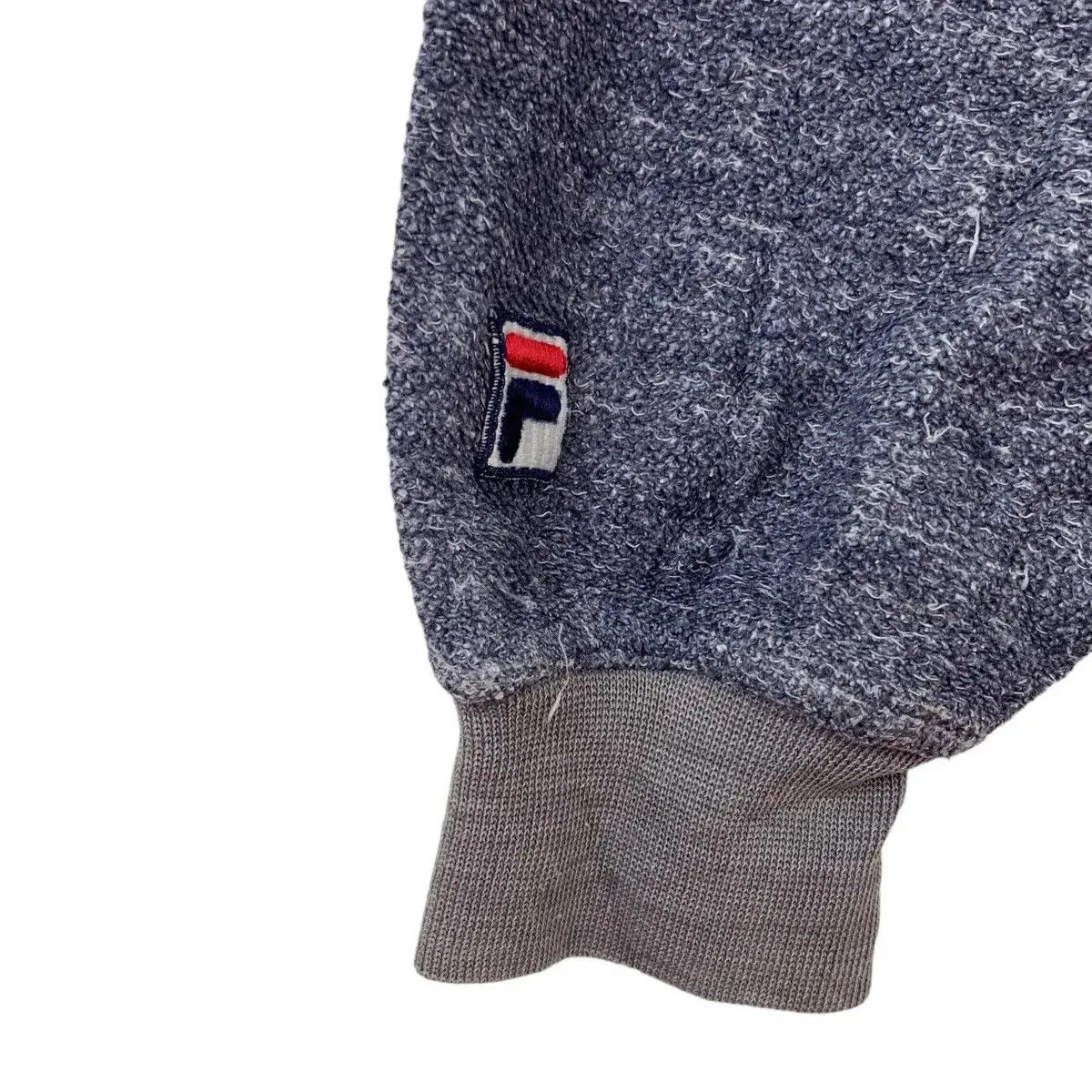 Fila × Vintage Vintage 90’ FILA ITALIA Embroidered Logo Hoodie Sweatshirt Size M / US 6-8 / IT 42-44 - 4 Thumbnail